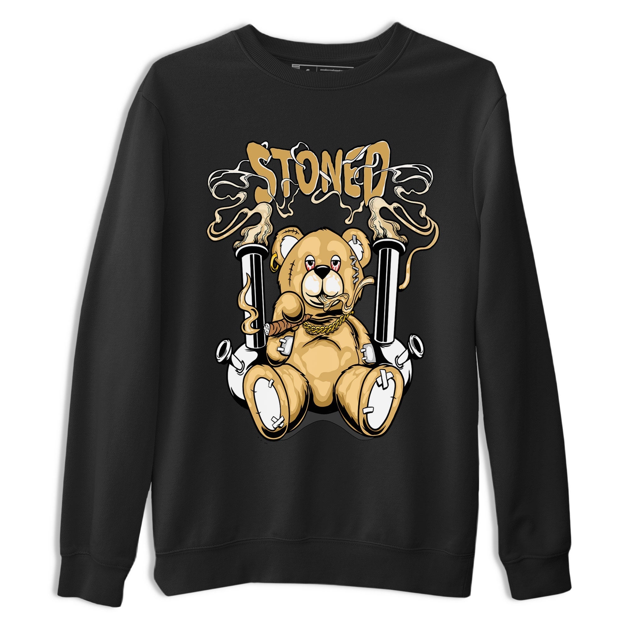 Air Jordan 13 Wheat shirt to match jordans Stoned Bear sneaker matching t-shirt Jordan 13 Wheat SNRT Sneaker Release Tees Unisex Black 2 T-Shirt