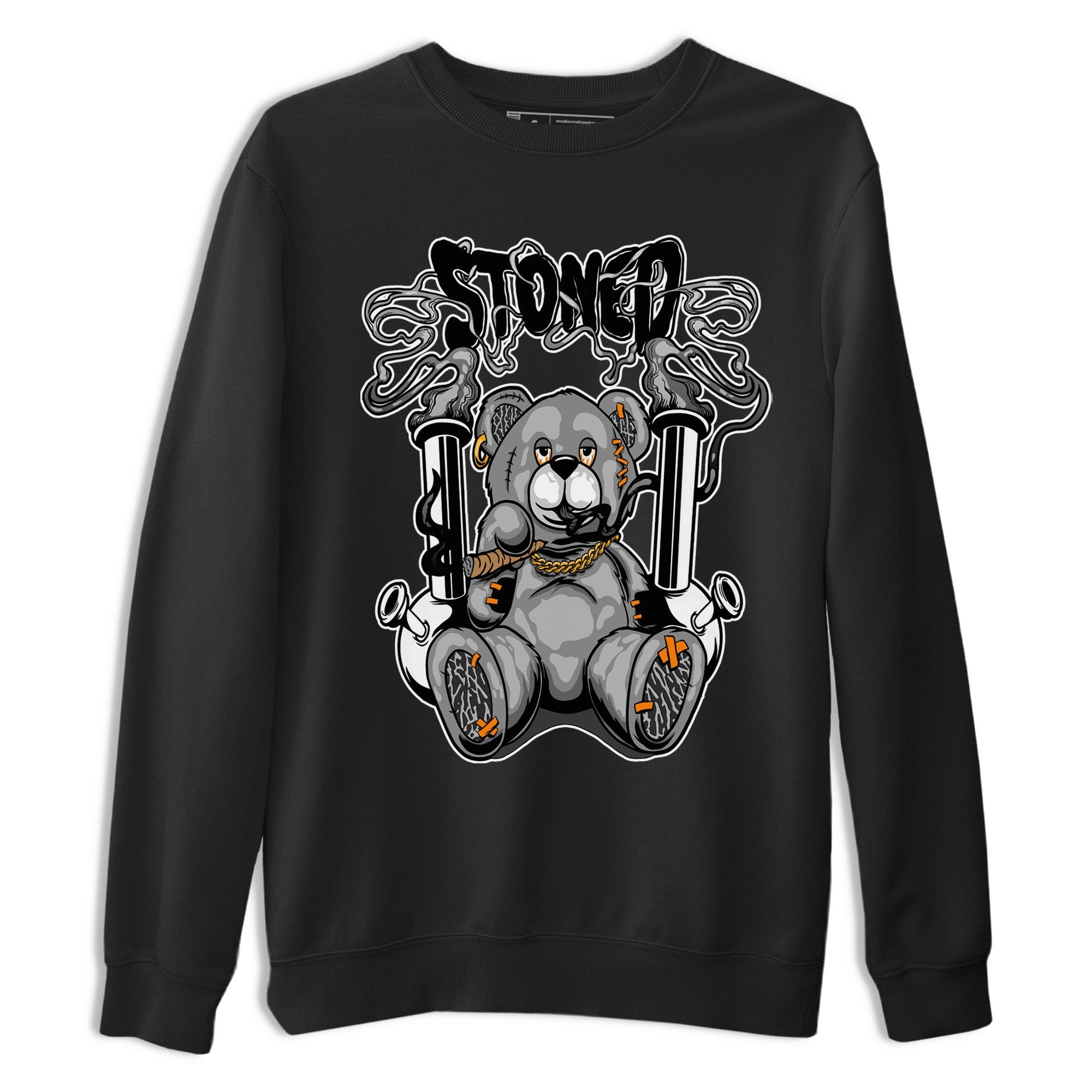 Air Jordan 3 Fear shirt to match jordans Stoned Bear sneaker matching t-shirt 3s Fear Drip Gear Zone Unisex Black 2 T-Shirt