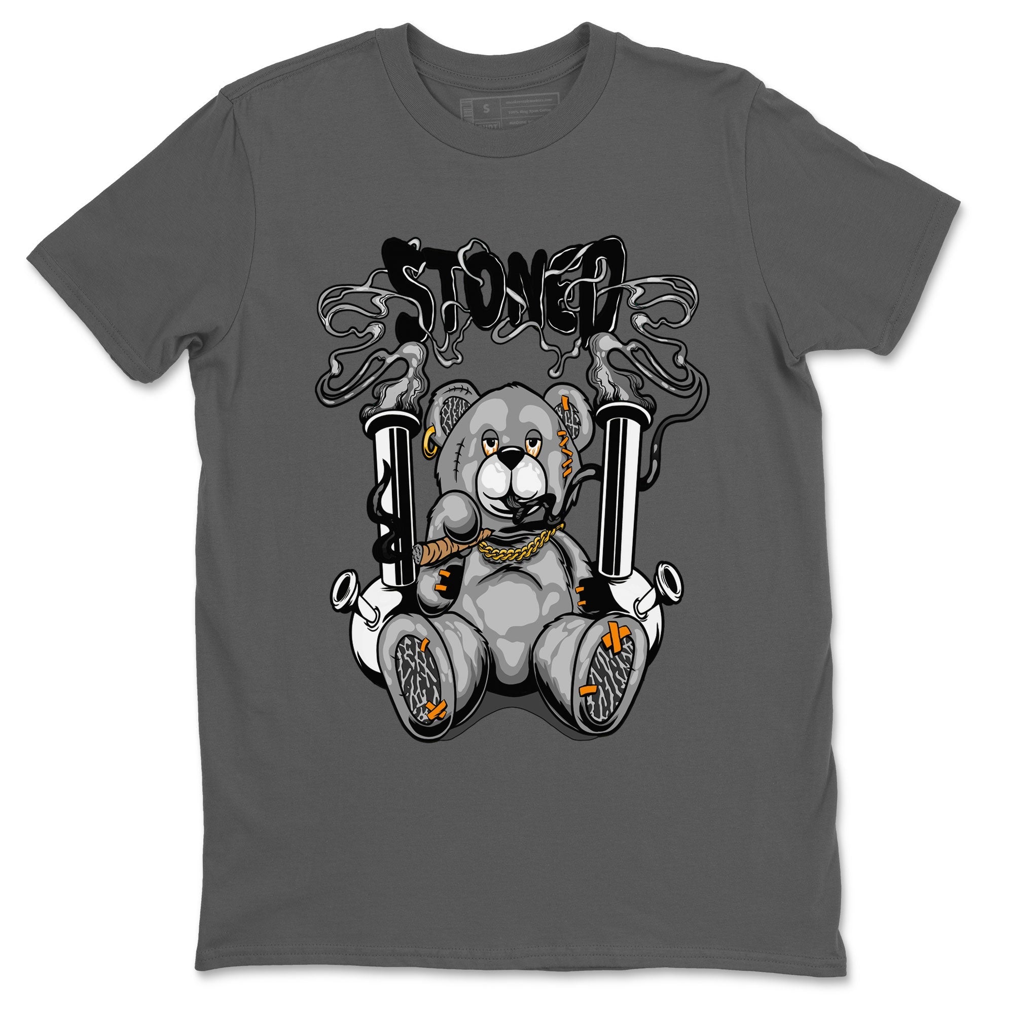 Air Jordan 3 Fear shirt to match jordans Stoned Bear sneaker matching t-shirt 3s Fear Drip Gear Zone Unisex Cool Grey 2 T-Shirt