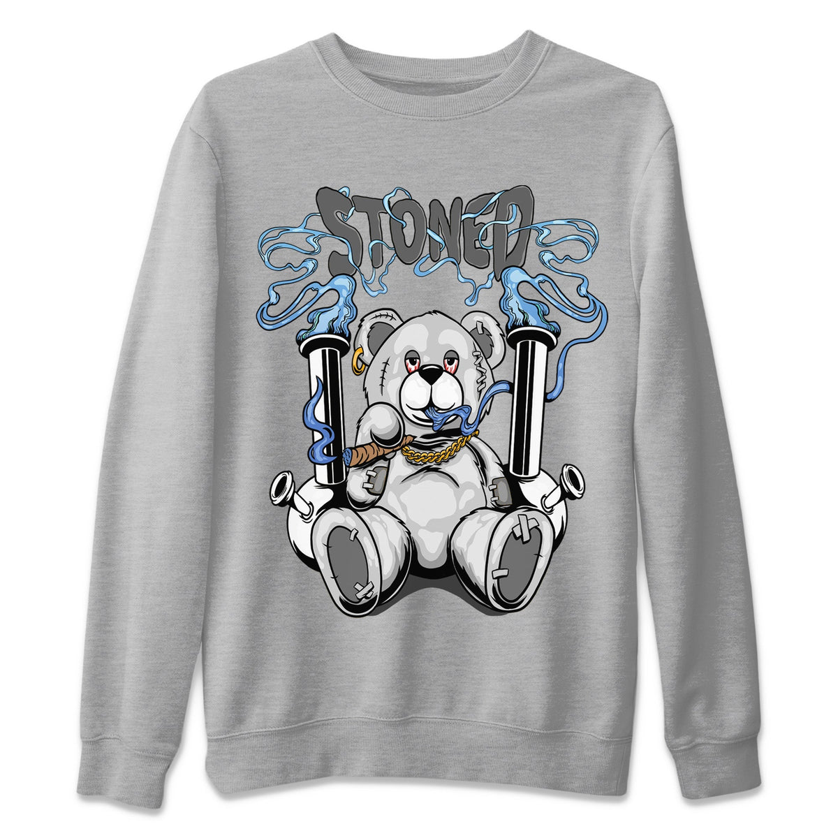 Air Jordan 11 White Cement Sneaker Match Tees Stoned Bear Streetwear Sneaker Shirt Air Jordan 11 Cement Grey Sneaker Release Tees Unisex Shirts Heather Grey 2
