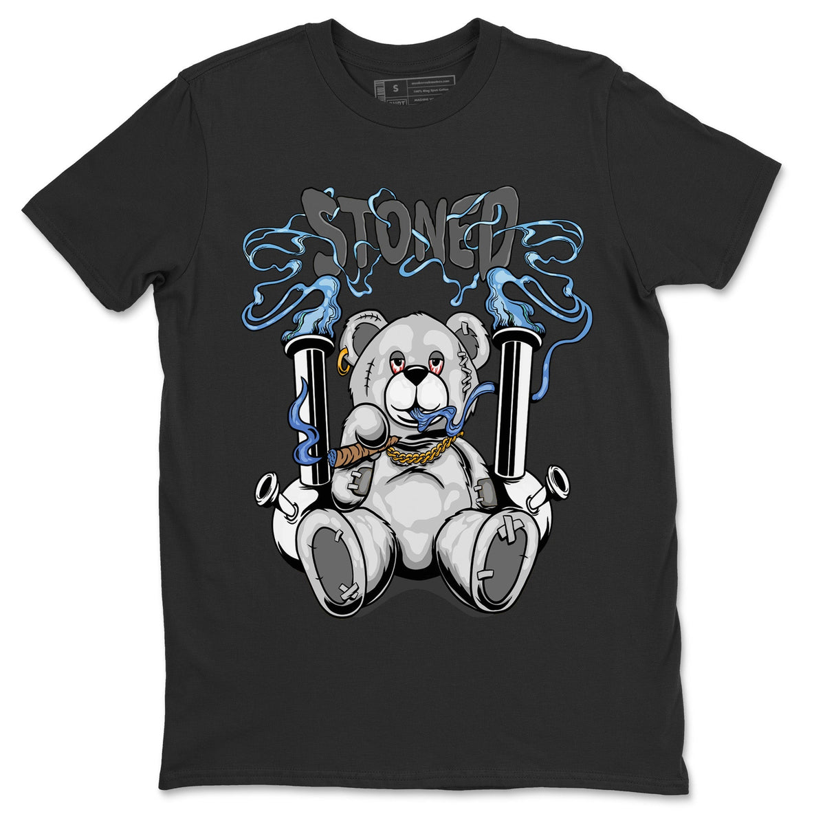 Air Jordan 11 White Cement Sneaker Match Tees Stoned Bear Streetwear Sneaker Shirt Air Jordan 11 Cement Grey Sneaker Release Tees Unisex Shirts Black 2