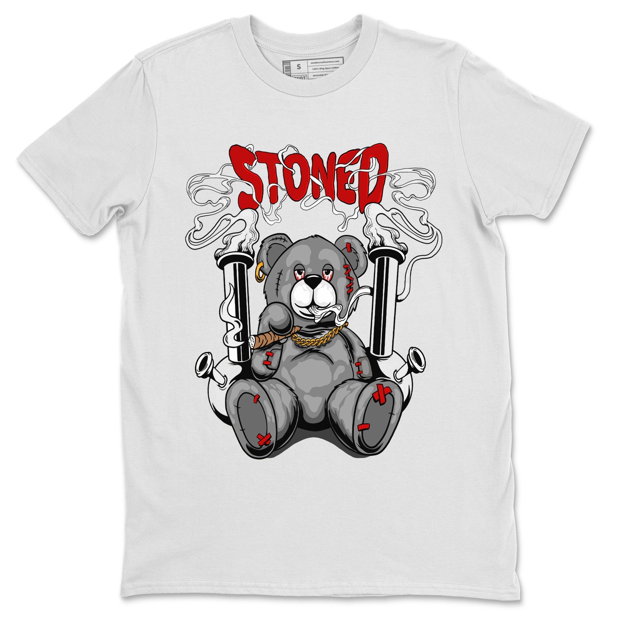Air Jordan 13 Wolf Grey Sneaker Match Tees Stoned Bear Streetwear Sneaker Shirt 13s Wolf Grey Drip Gear Zone Sneaker Matching Clothing Unisex Shirts White 2