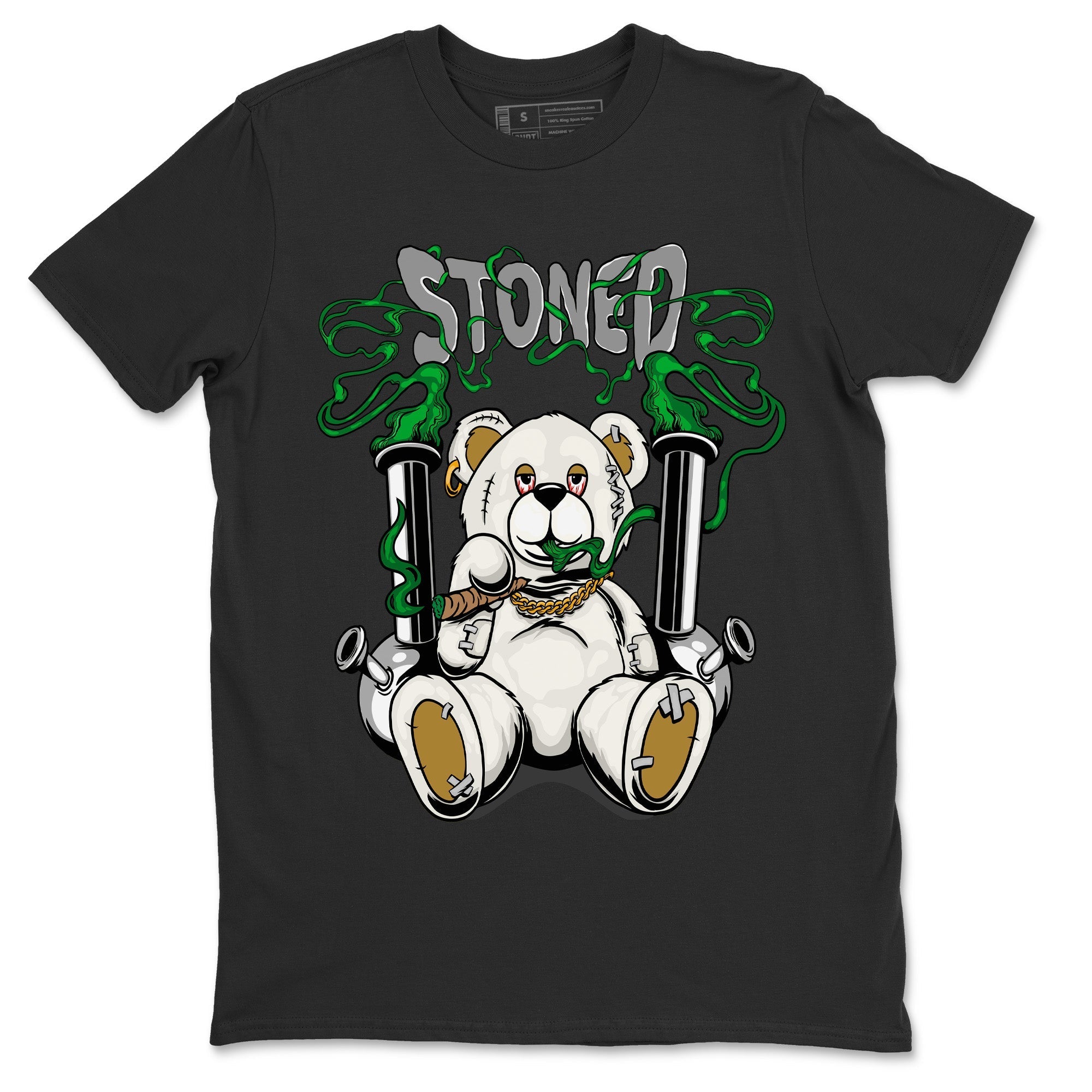 Air Jordan 4 Pine Green Sneaker Match Tees Stoned Bear Streetwear Sneaker Shirt Nike SB Air Jordan 4 Pine Green Sneaker Release Tees Unisex Shirts Black 2