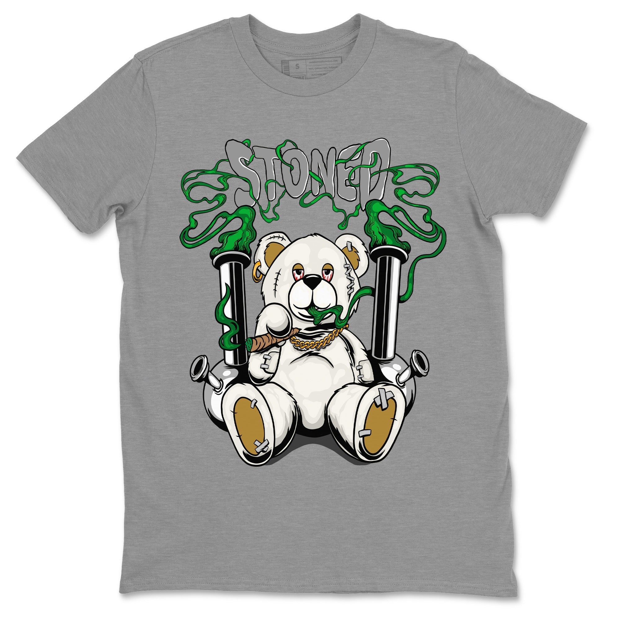 Air Jordan 4 Pine Green Sneaker Match Tees Stoned Bear Streetwear Sneaker Shirt Nike SB Air Jordan 4 Pine Green Sneaker Release Tees Unisex Shirts Heather Grey 2