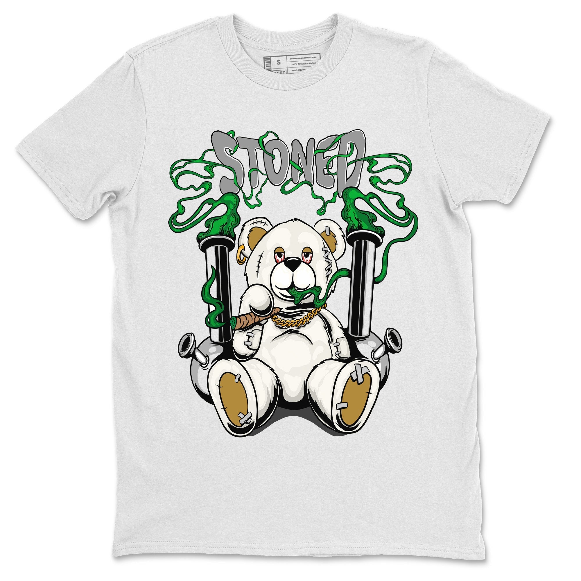 Air Jordan 4 Pine Green Sneaker Match Tees Stoned Bear Streetwear Sneaker Shirt Nike SB Air Jordan 4 Pine Green Sneaker Release Tees Unisex Shirts White 2