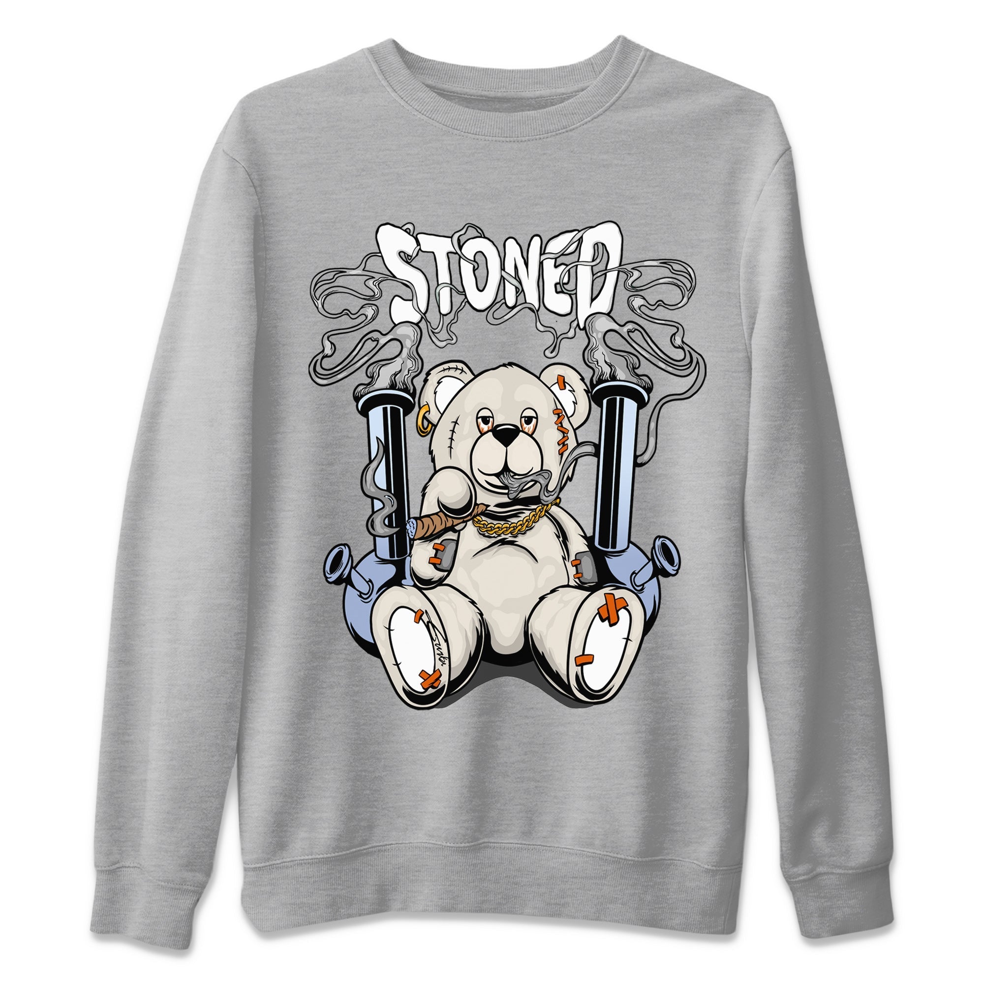 Air Jordan 5 Craft Sneaker Match Tees Stoned Bear Streetwear Sneaker Shirt Air Jordan 5 Retro Craft Tees Unisex Shirts Heather Grey 2