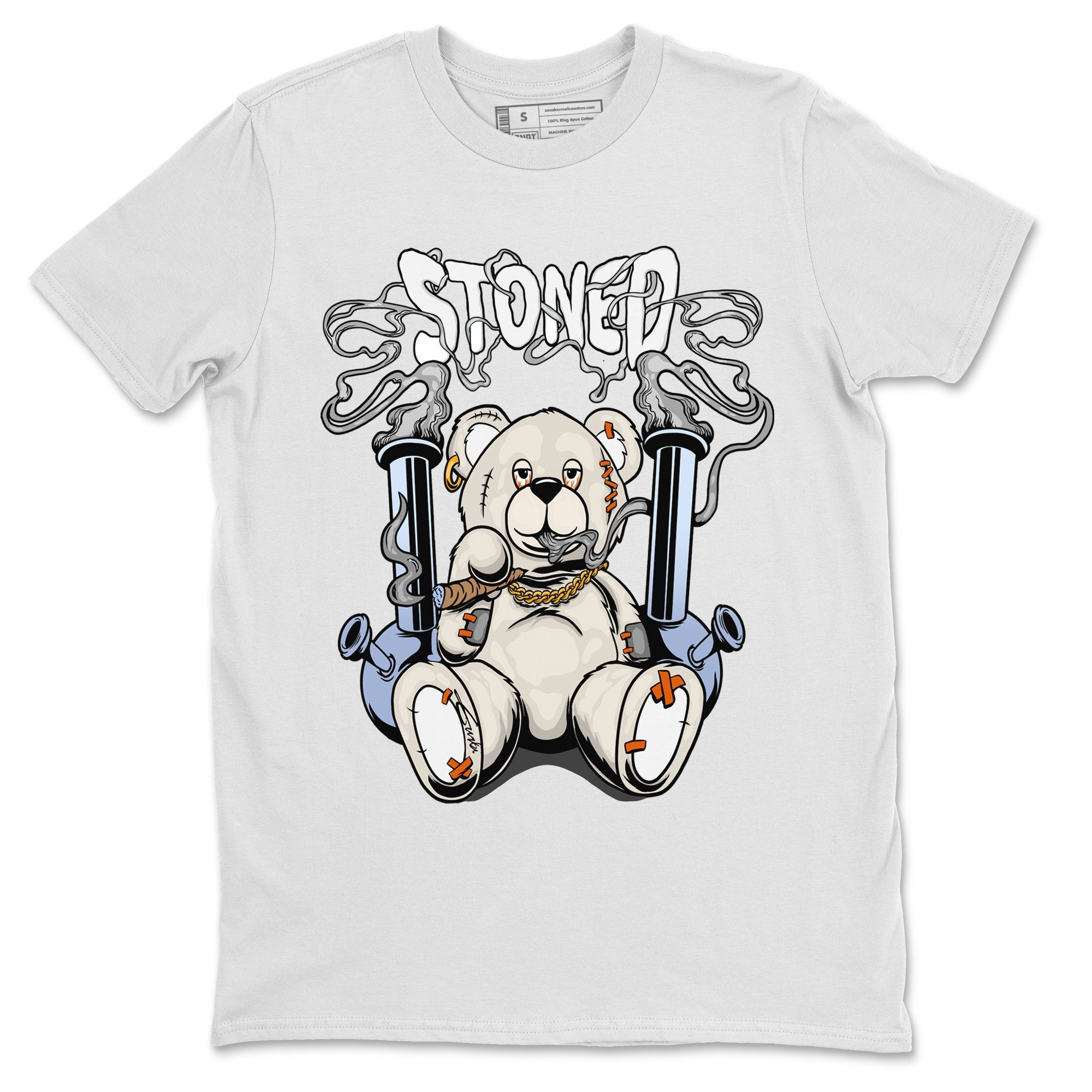 Air Jordan 5 Craft Sneaker Match Tees Stoned Bear Streetwear Sneaker Shirt Air Jordan 5 Retro Craft Tees Unisex Shirts White 2