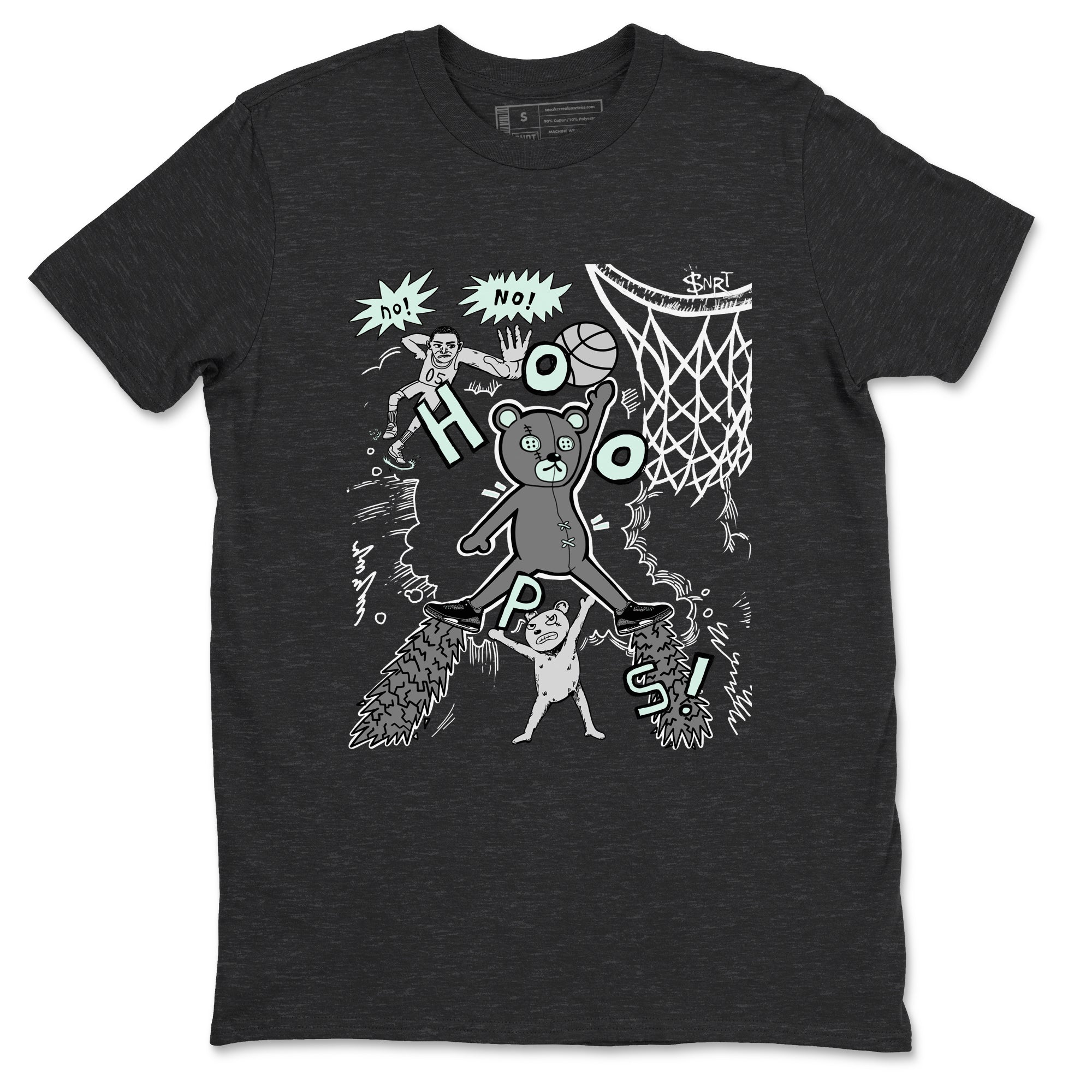 3s Green Glow shirt to match jordans Stop The Bear sneaker tees Air Jordan 3 Retro Green Glow Drip Gear Zone unisex cotton Charcoal Heather 2 crew neck shirt