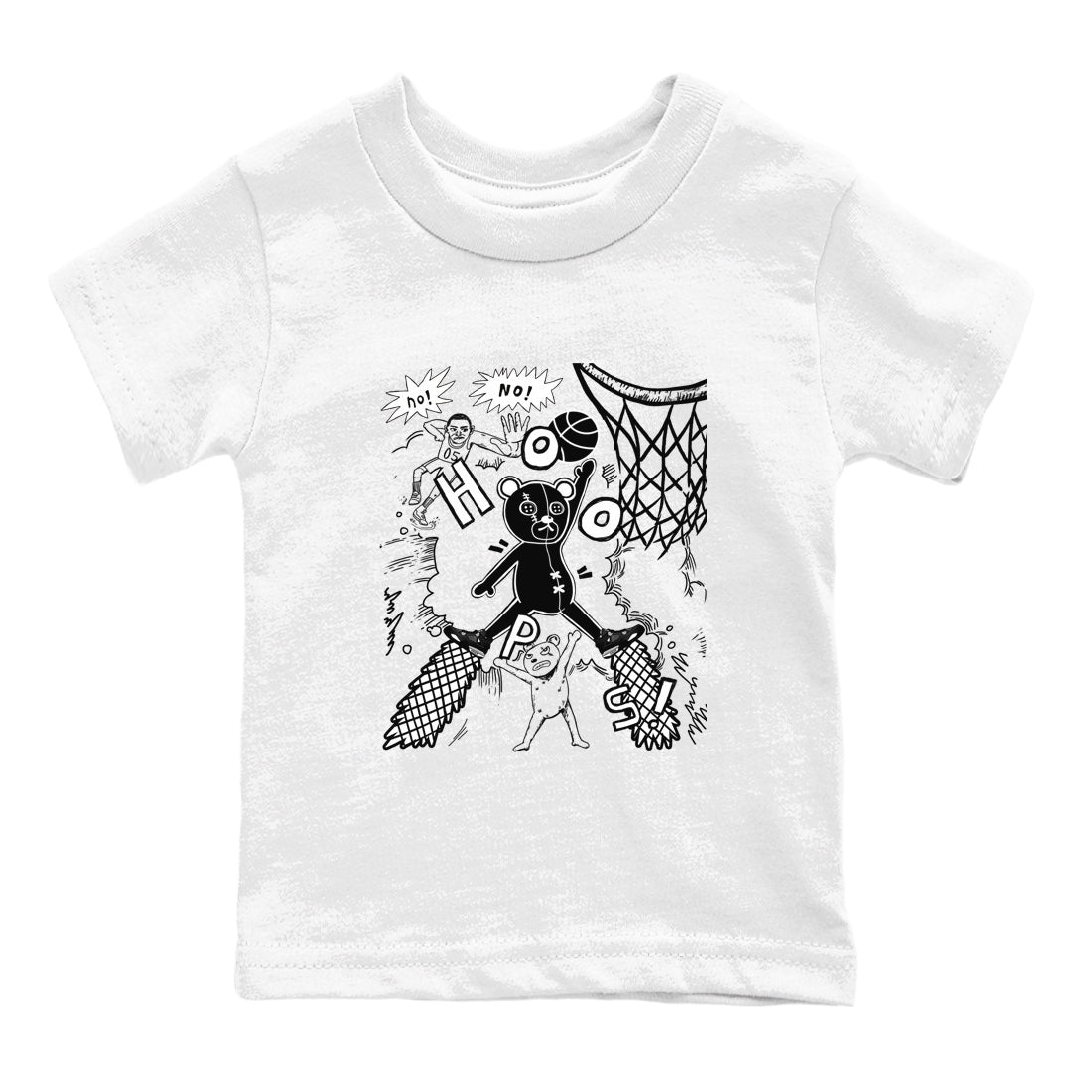 4s White Thunder shirt to match jordans Stop The Bear sneaker tees Air Jordan 4 White Thunder Drip Gear Zone baby toddler White 2 cotton Shirt