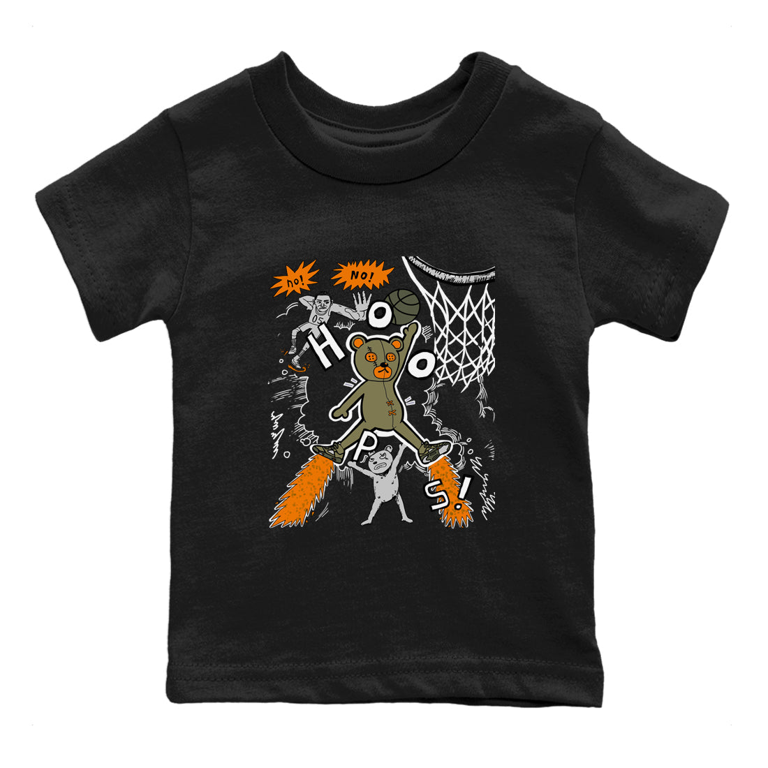 Air Jordan 5 Olive shirt to match jordans Stop The Bear sneaker tees 5s Olive Drip Gear Zone baby toddler Black 2 cotton Shirt