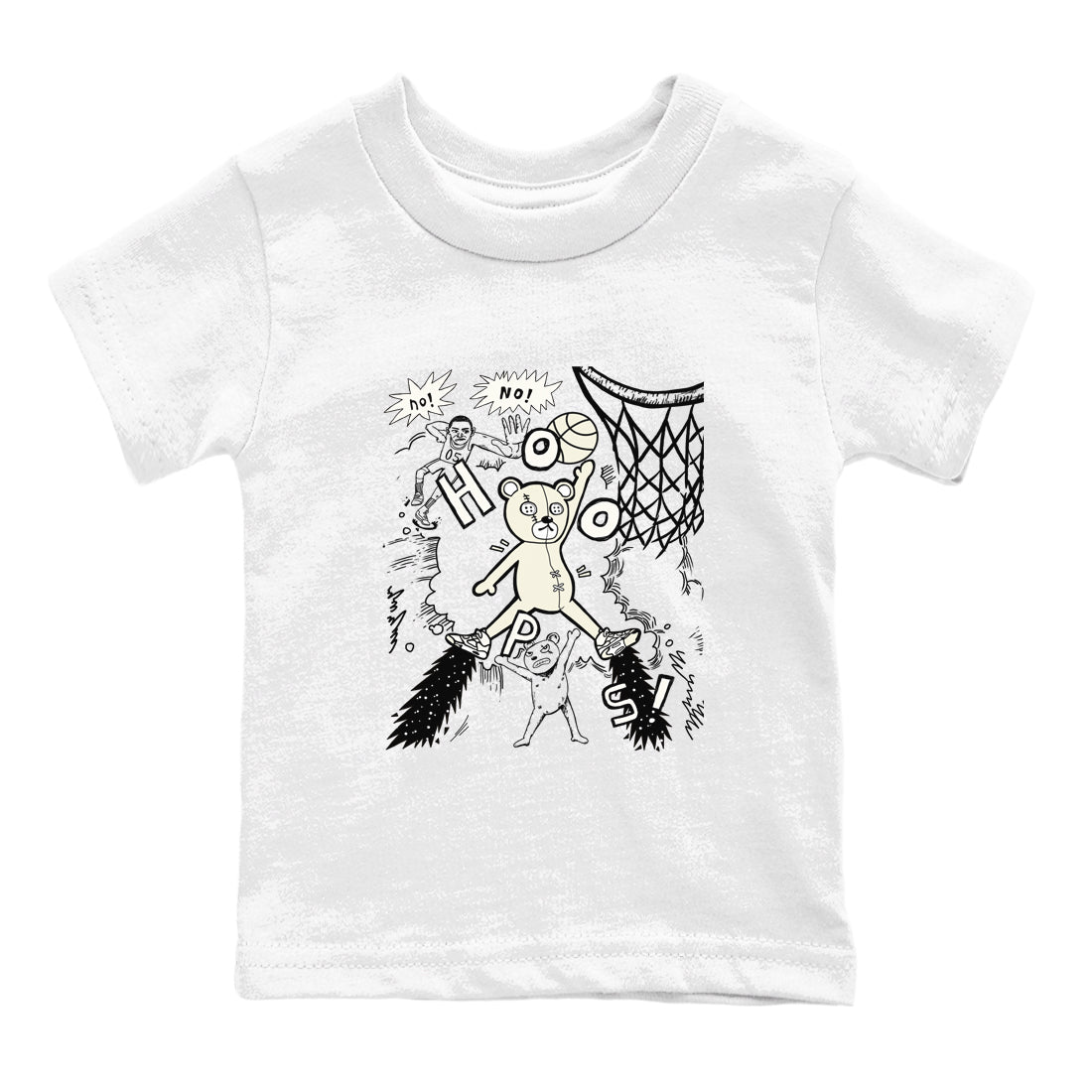 5s Sail shirt to match jordans Stop The Bear sneaker tees Air Jordan 5 Sail Drip Gear Zone baby toddler White 2 cotton Shirt