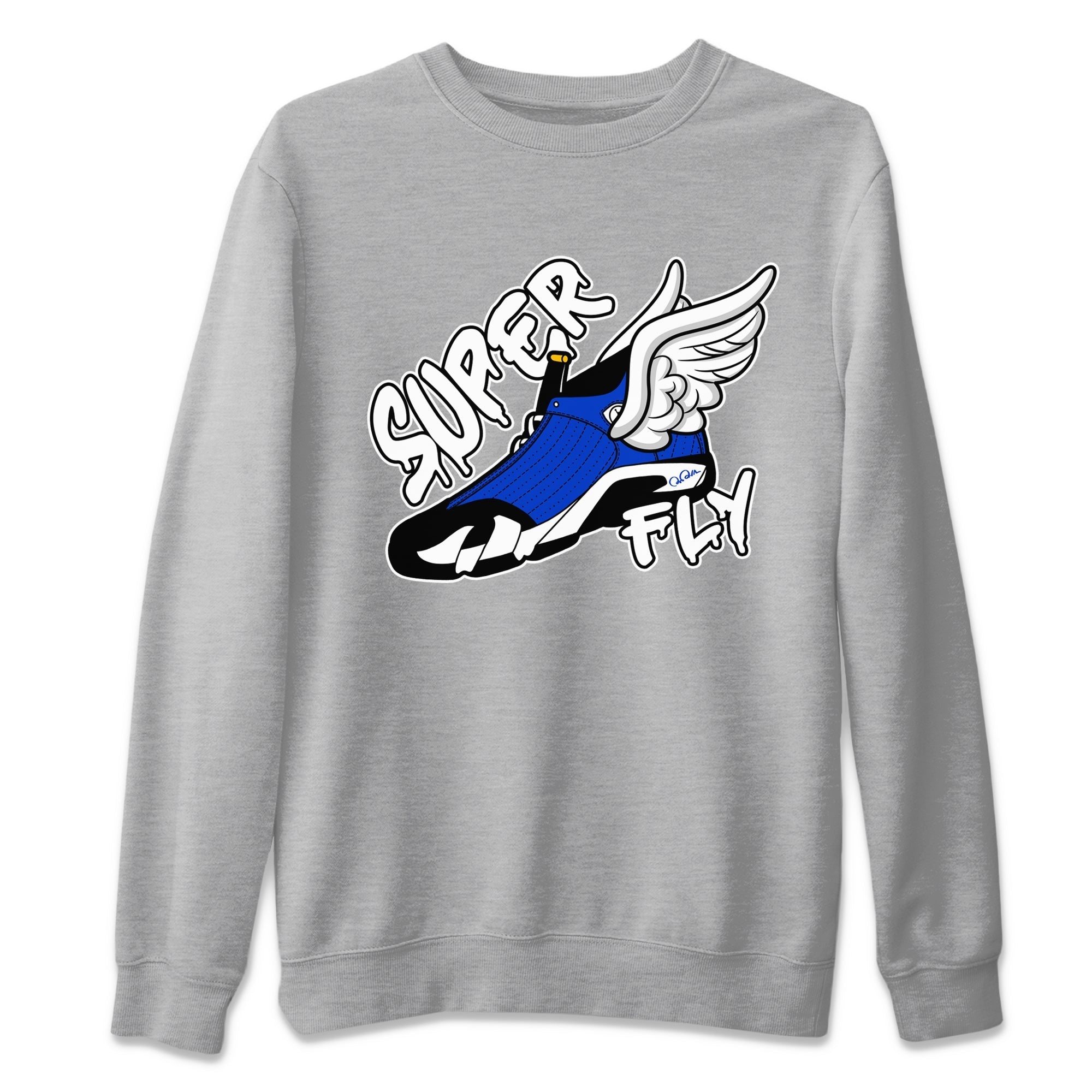 Air Jordan 14 Laney Sneaker Match Tees Super Fly Sneaker Tees AJ14 Laney Sneaker Release Tees Unisex Shirts Heather Grey 2