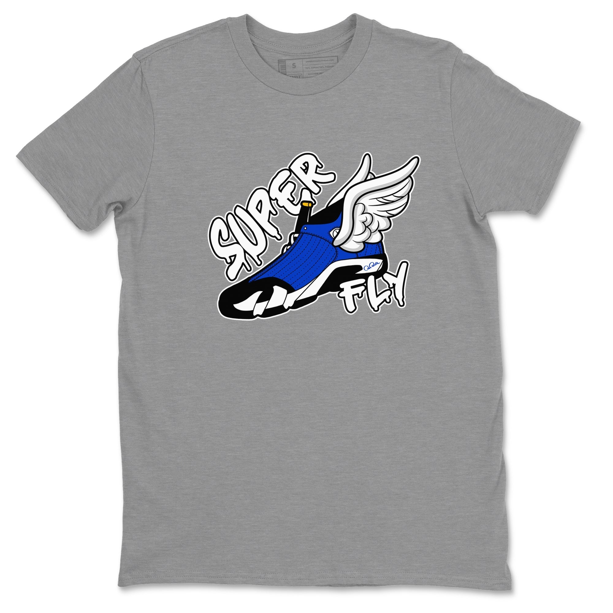 Air Jordan 14 Laney Sneaker Match Tees Super Fly Sneaker Tees AJ14 Laney Sneaker Release Tees Unisex Shirts Heather Grey 2