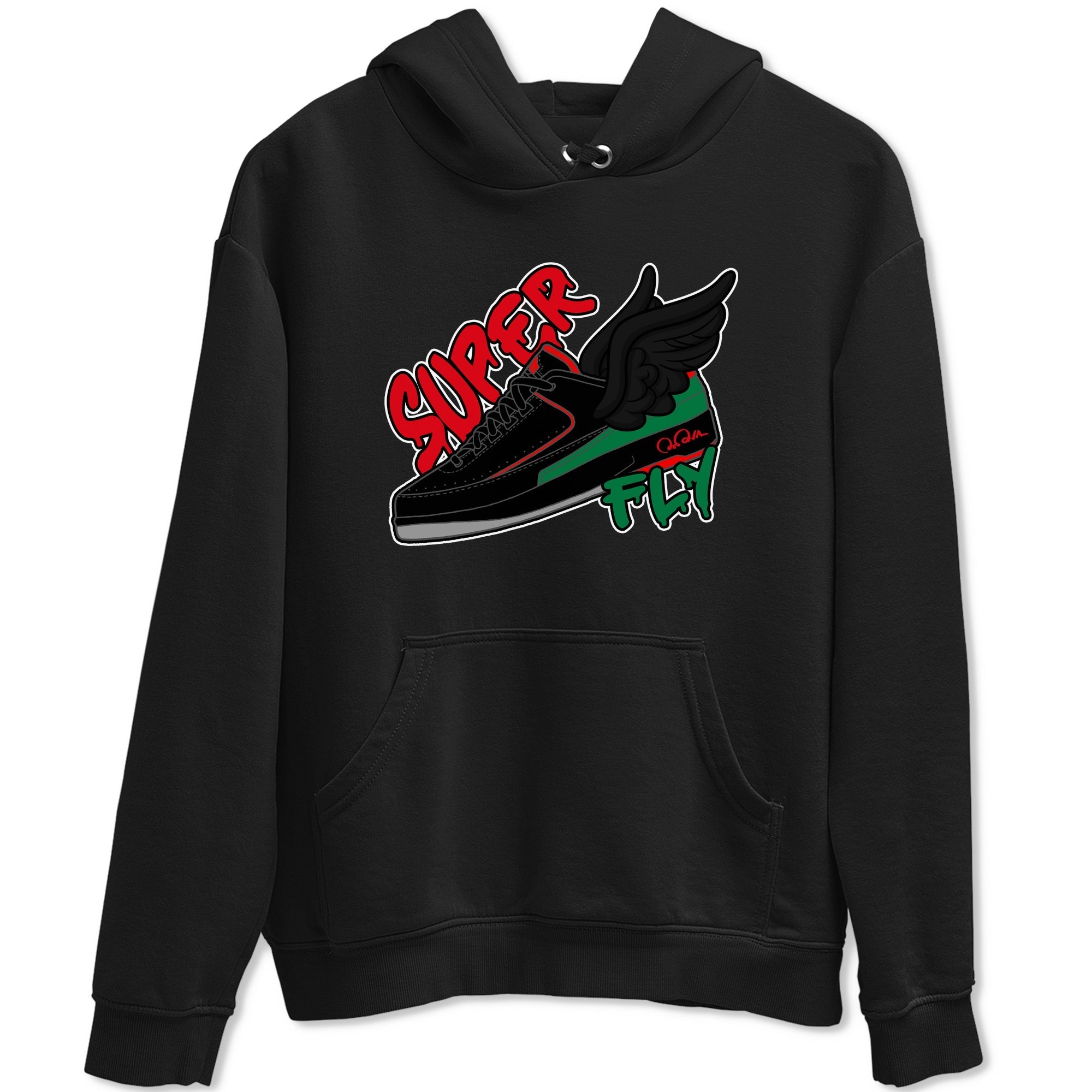 Jordan 2 Low Christmas X-mas Holiday special gift shirt to match jordans Super Fly sneaker tees Air Jordan 2 Christmas Drip Gear Zone Unisex Black 2 T-Shirt
