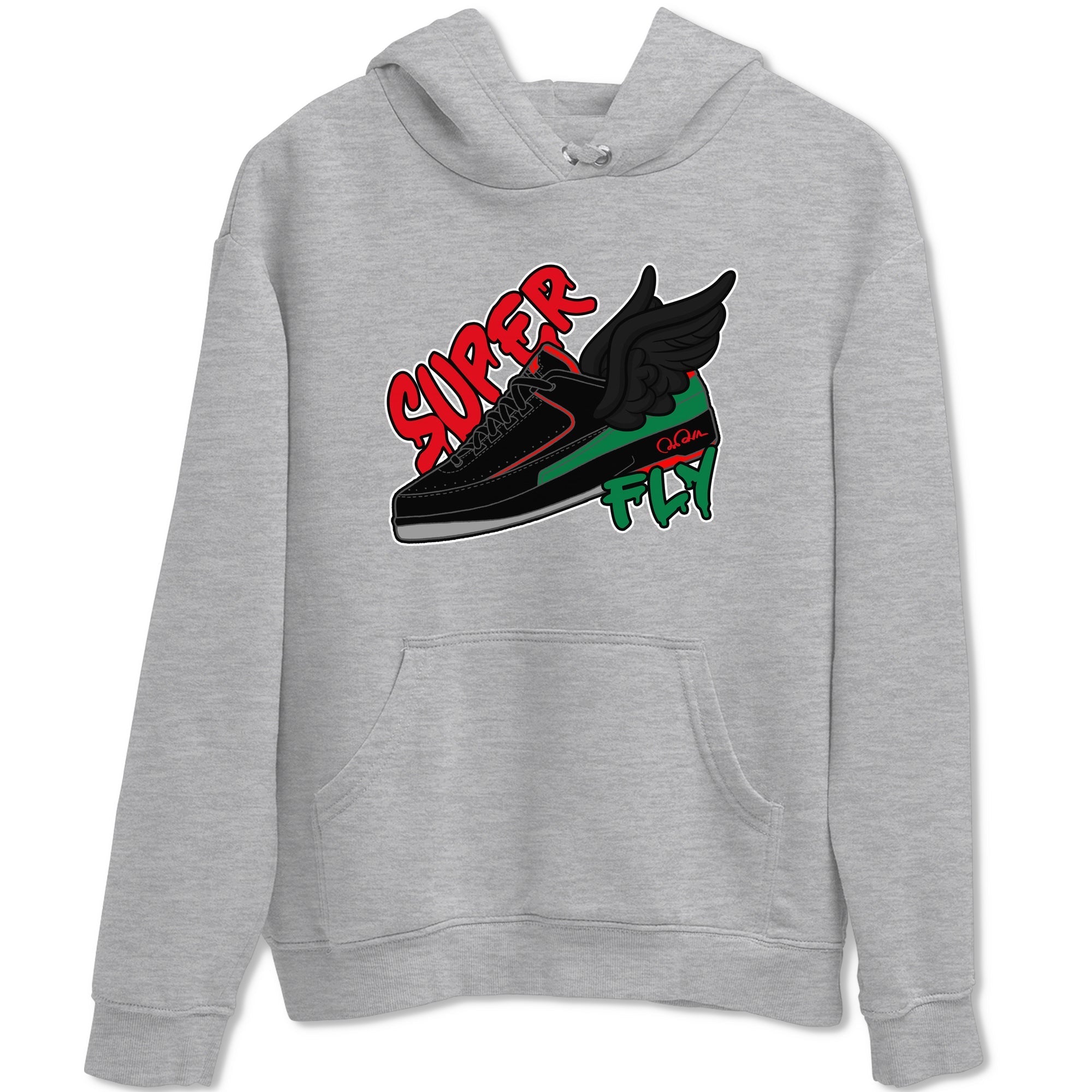 Jordan 2 Low Christmas X-mas Holiday special gift shirt to match jordans Super Fly sneaker tees Air Jordan 2 Christmas Drip Gear Zone Unisex Heather Grey 2 T-Shirt