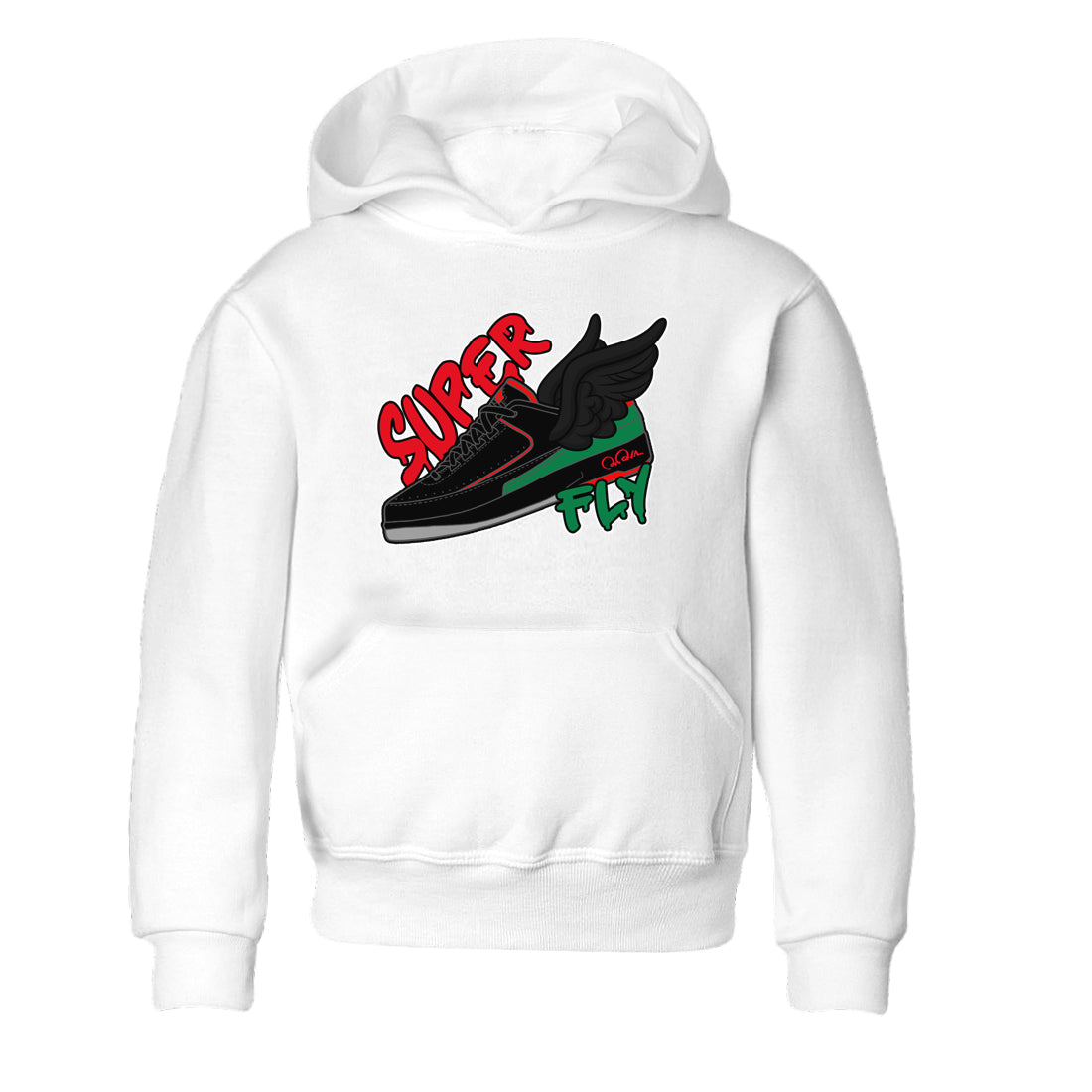 Jordan 2 Low Christmas X-mas Holiday special gift shirt to match jordans Super Fly sneaker tees Air Jordan 2 Christmas Drip Gear Zone Baby Toddler White 2 T-Shirt