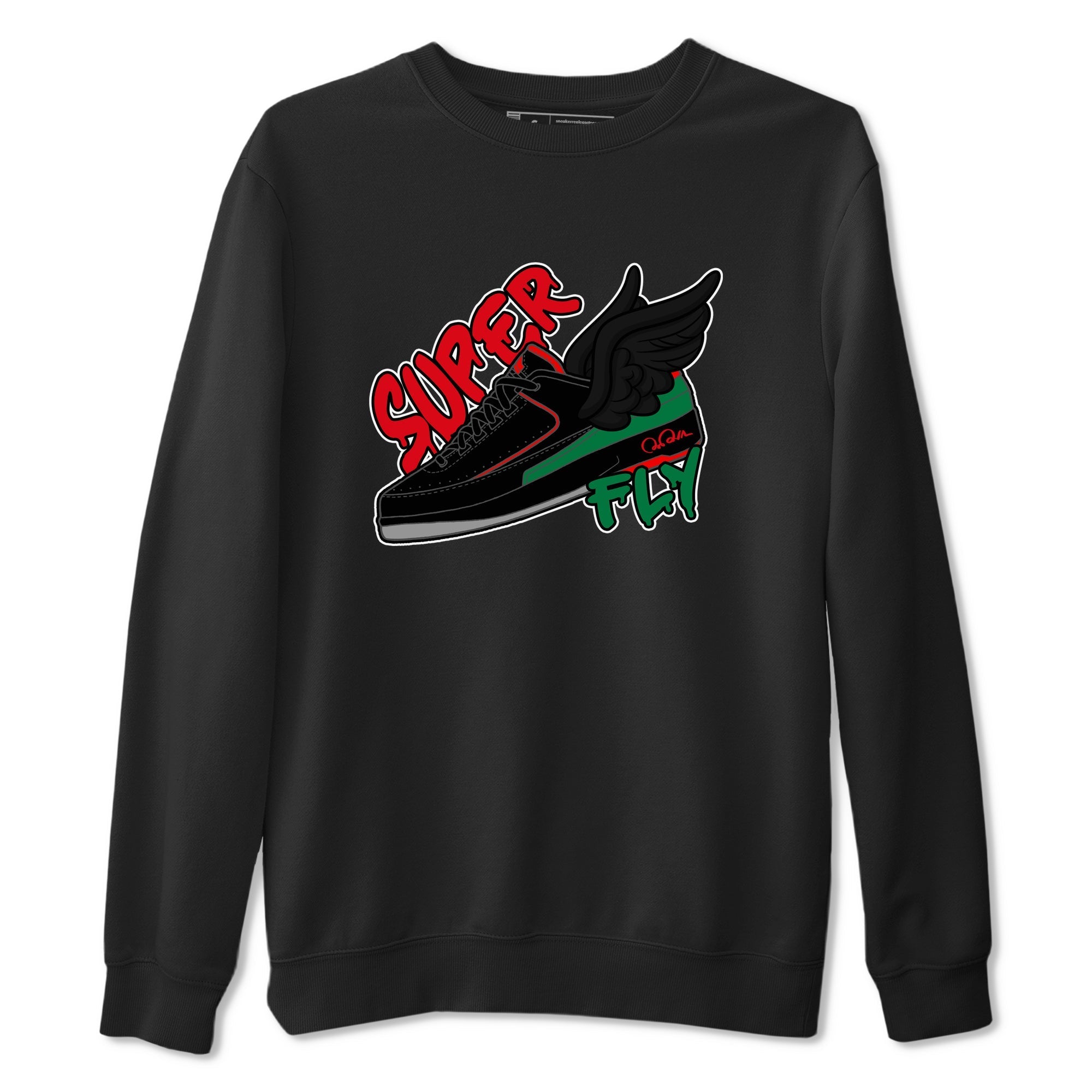 Jordan 2 Low Christmas X-mas Holiday special gift shirt to match jordans Super Fly sneaker tees Air Jordan 2 Christmas Drip Gear Zone Unisex Black 2 T-Shirt