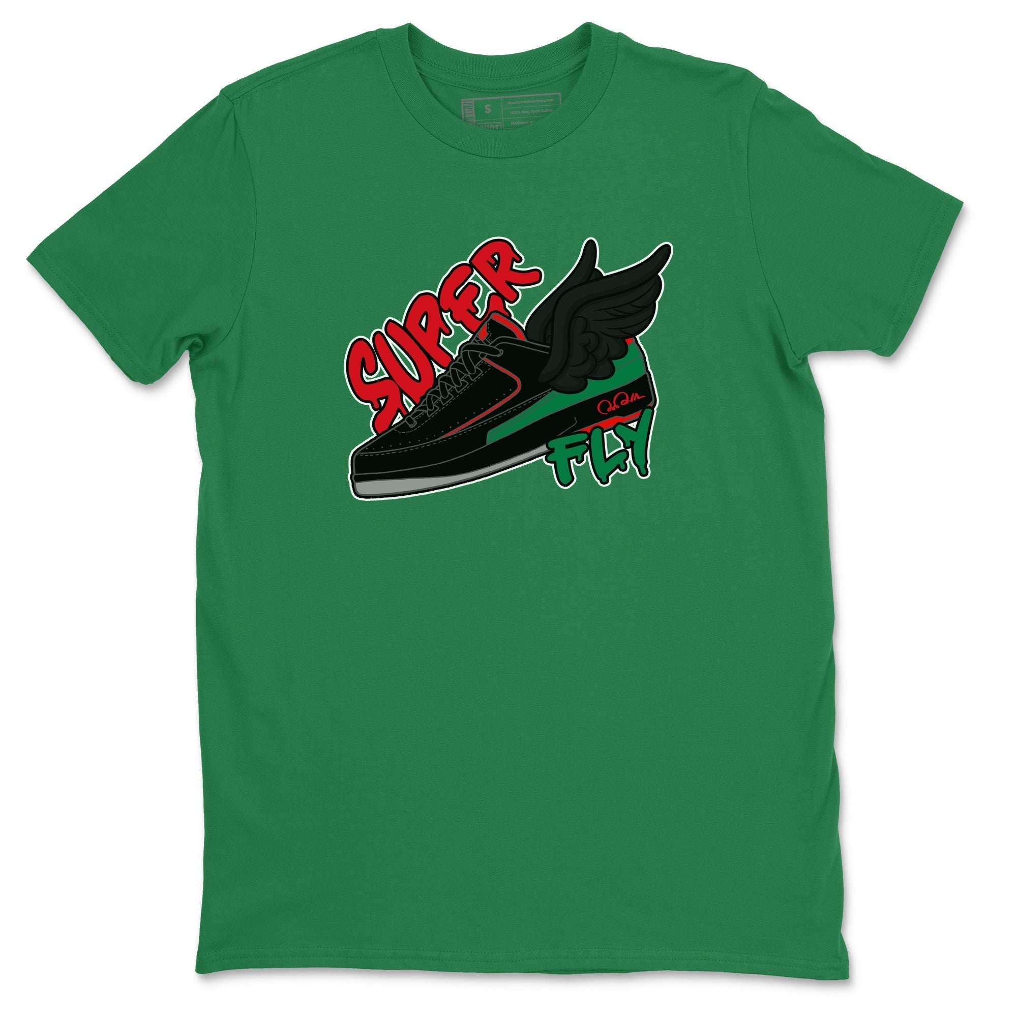 Jordan 2 Low Christmas X-mas Holiday special gift shirt to match jordans Super Fly sneaker tees Air Jordan 2 Christmas Drip Gear Zone Unisex Kelly Green 2 T-Shirt