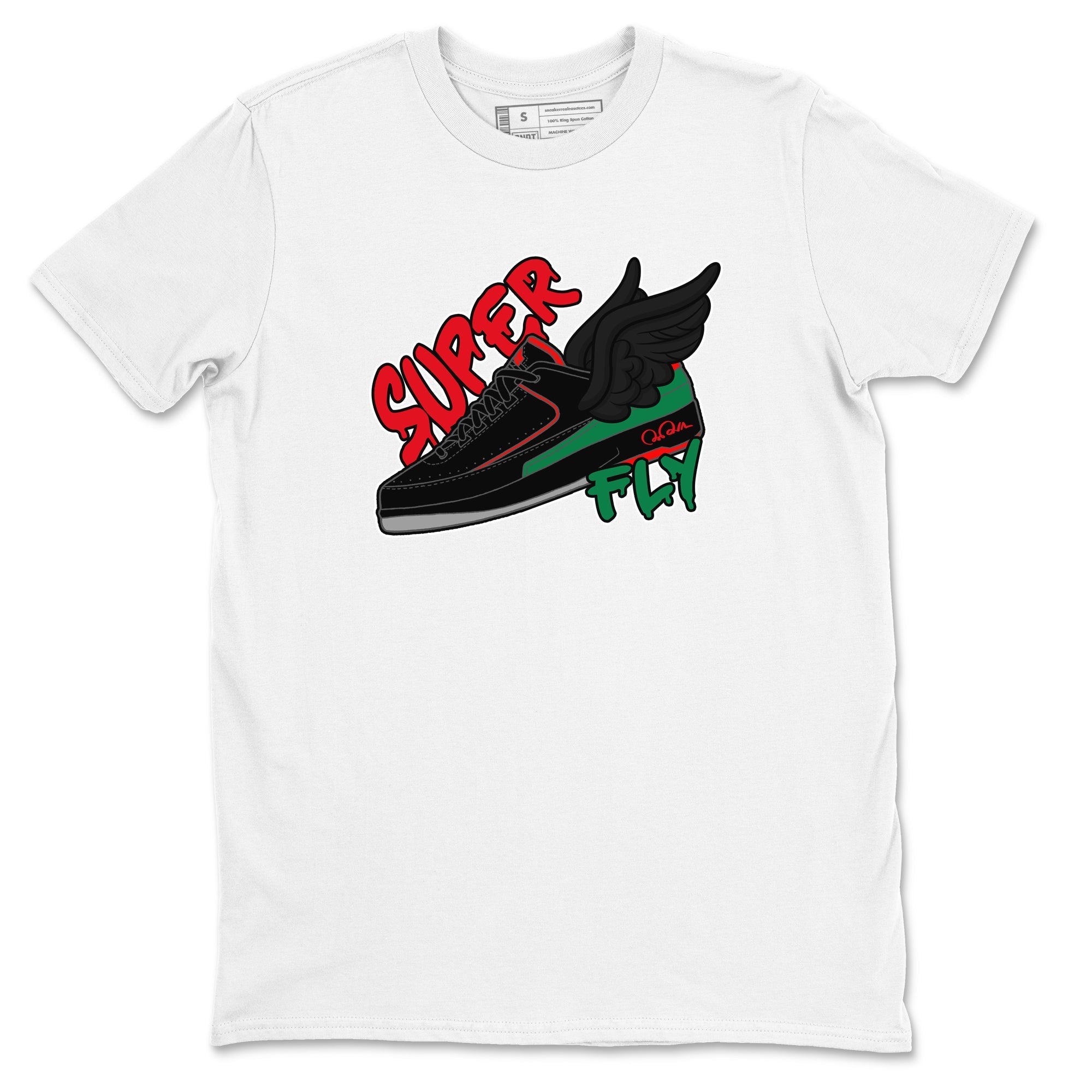 Jordan 2 Low Christmas X-mas Holiday special gift shirt to match jordans Super Fly sneaker tees Air Jordan 2 Christmas Drip Gear Zone Unisex White 2 T-Shirt