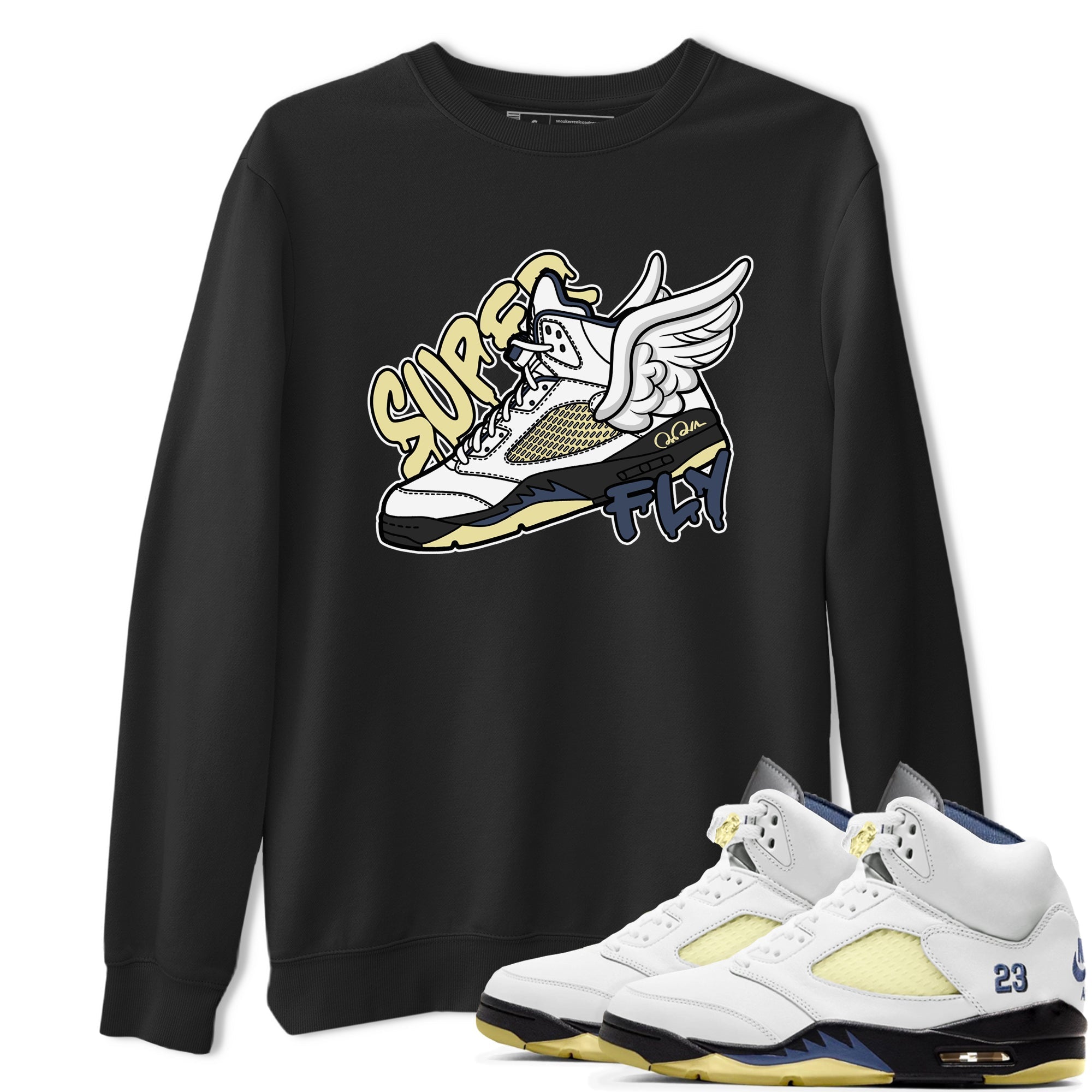 Air Jordan 5 A Ma Maniere x Photon Dust shirt to match jordans Super Fly sneaker tees Jordan 5 A Ma Maniere "Dawn" Drip Gear Zone Unisex Black 1 T-Shirt
