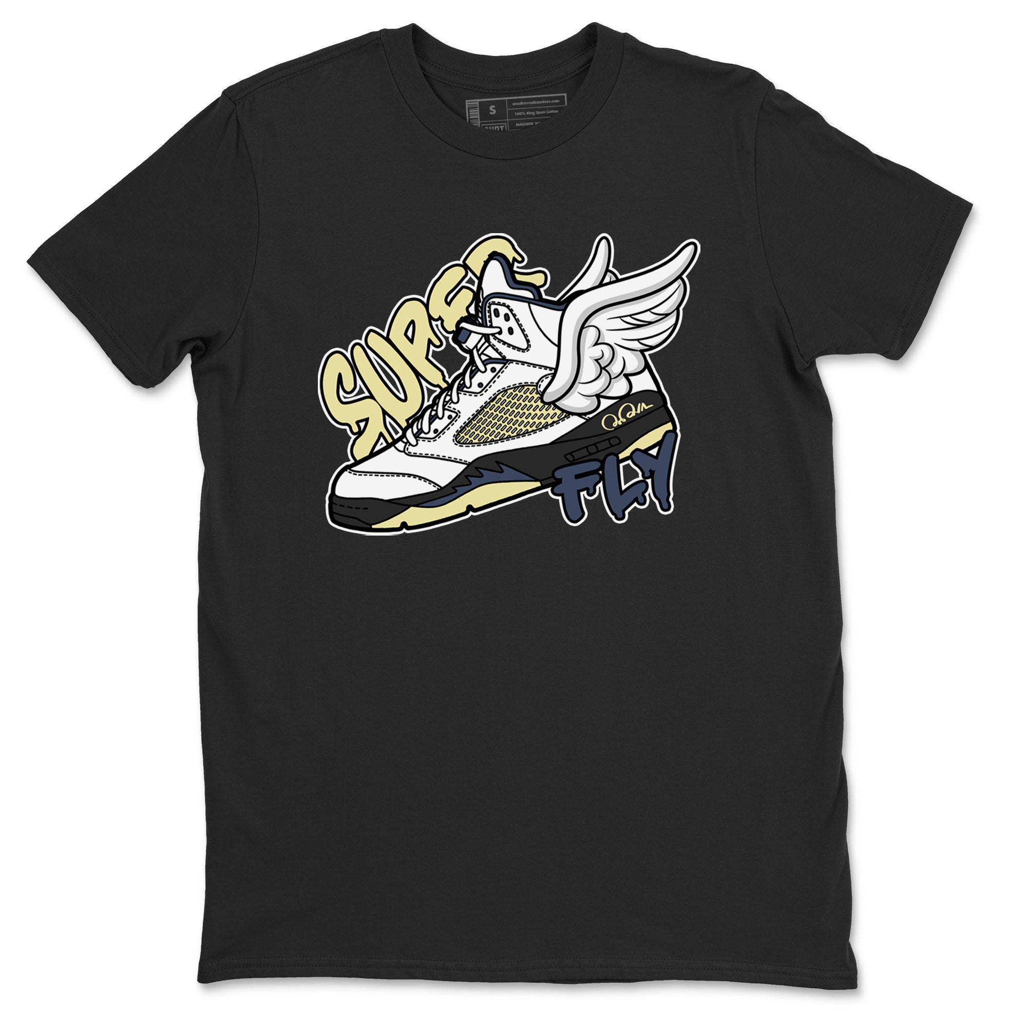 Air Jordan 5 A Ma Maniere x Photon Dust shirt to match jordans Super Fly sneaker tees Jordan 5 A Ma Maniere "Dawn" Drip Gear Zone Unisex Black 2 T-Shirt