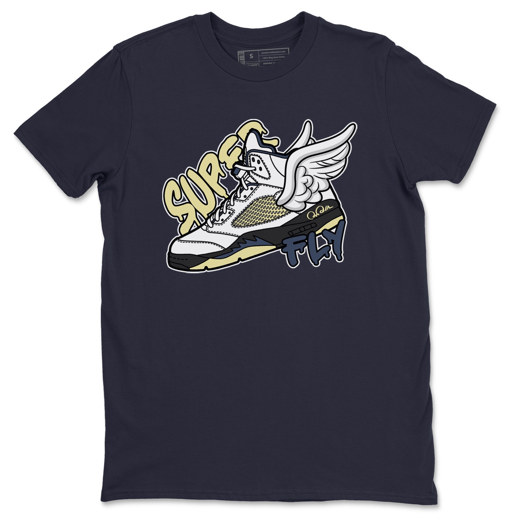 Air Jordan 5 A Ma Maniere x Photon Dust shirt to match jordans Super Fly sneaker tees Jordan 5 A Ma Maniere "Dawn" Drip Gear Zone Unisex Navy 2 T-Shirt