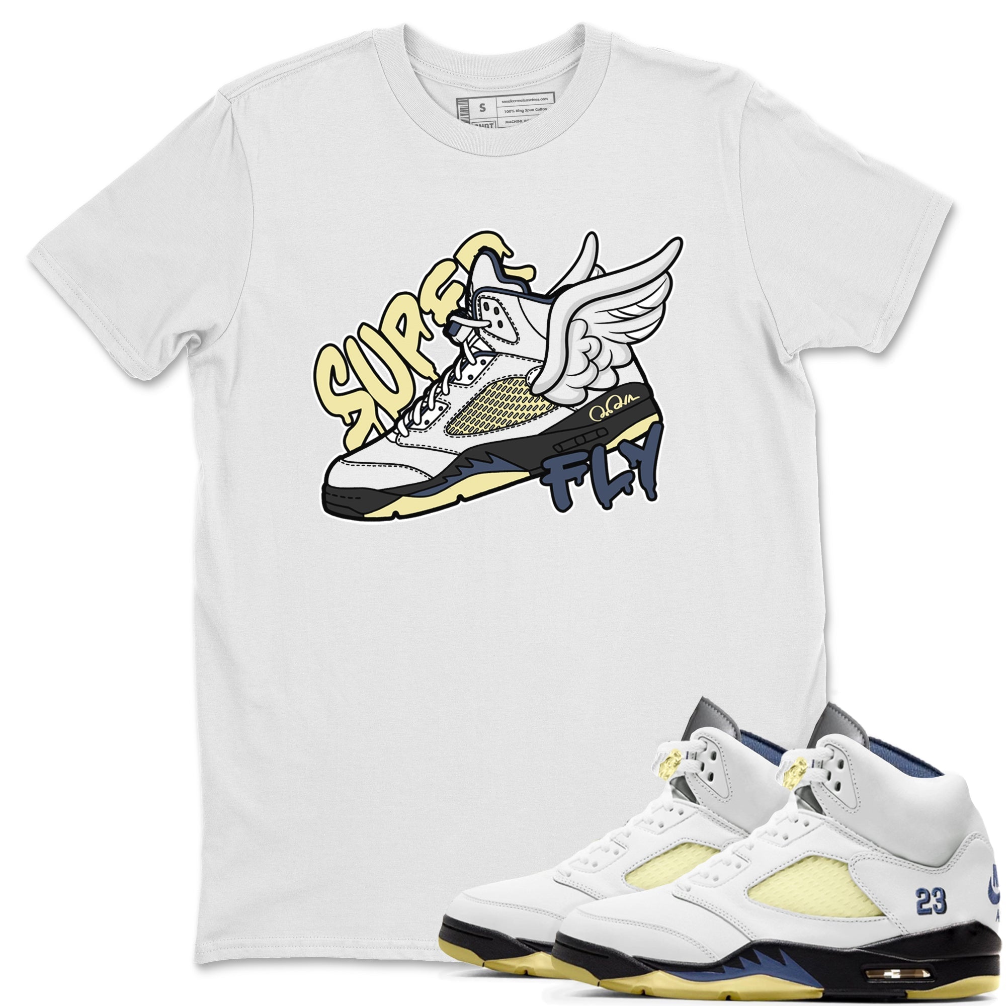 Air Jordan 5 A Ma Maniere x Photon Dust shirt to match jordans Super Fly sneaker tees Jordan 5 A Ma Maniere "Dawn" Drip Gear Zone Unisex White 1 T-Shirt