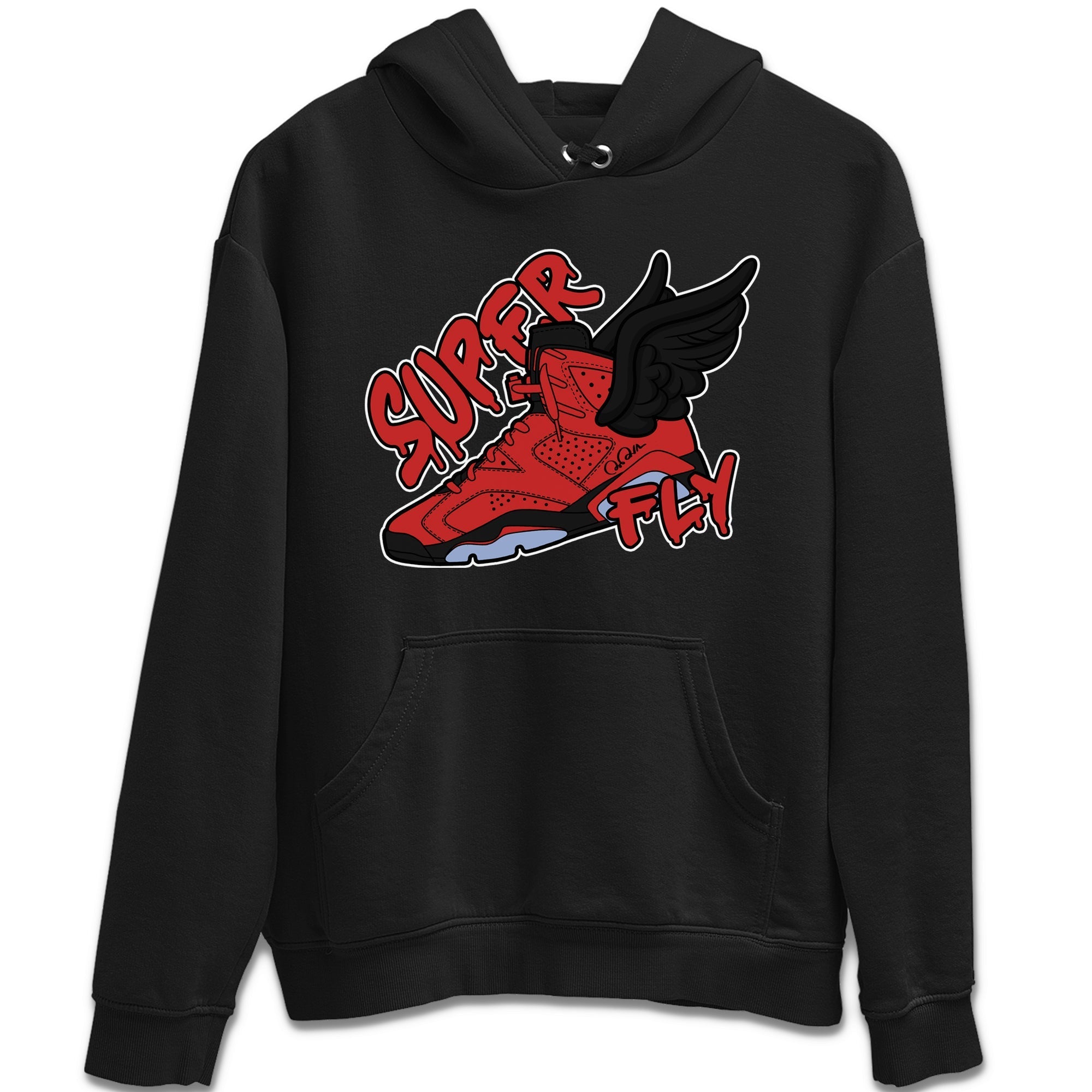 Air Jordan 6 Toro Bravo Sneaker Match Tees Super Fly Sneaker Tees AJ6 Toro Bravo Sneaker Release Tees Unisex Shirts Black 2