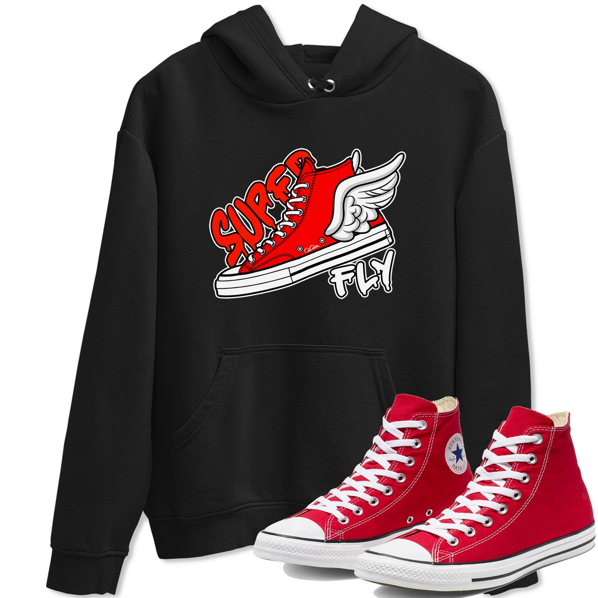 Converse High Top Red shirt to match sneakers Super Fly sneaker tees Shoes Match Converse High Top Red Drip Gear Zone Sneaker Tee Unisex Black 1 T-Shirt