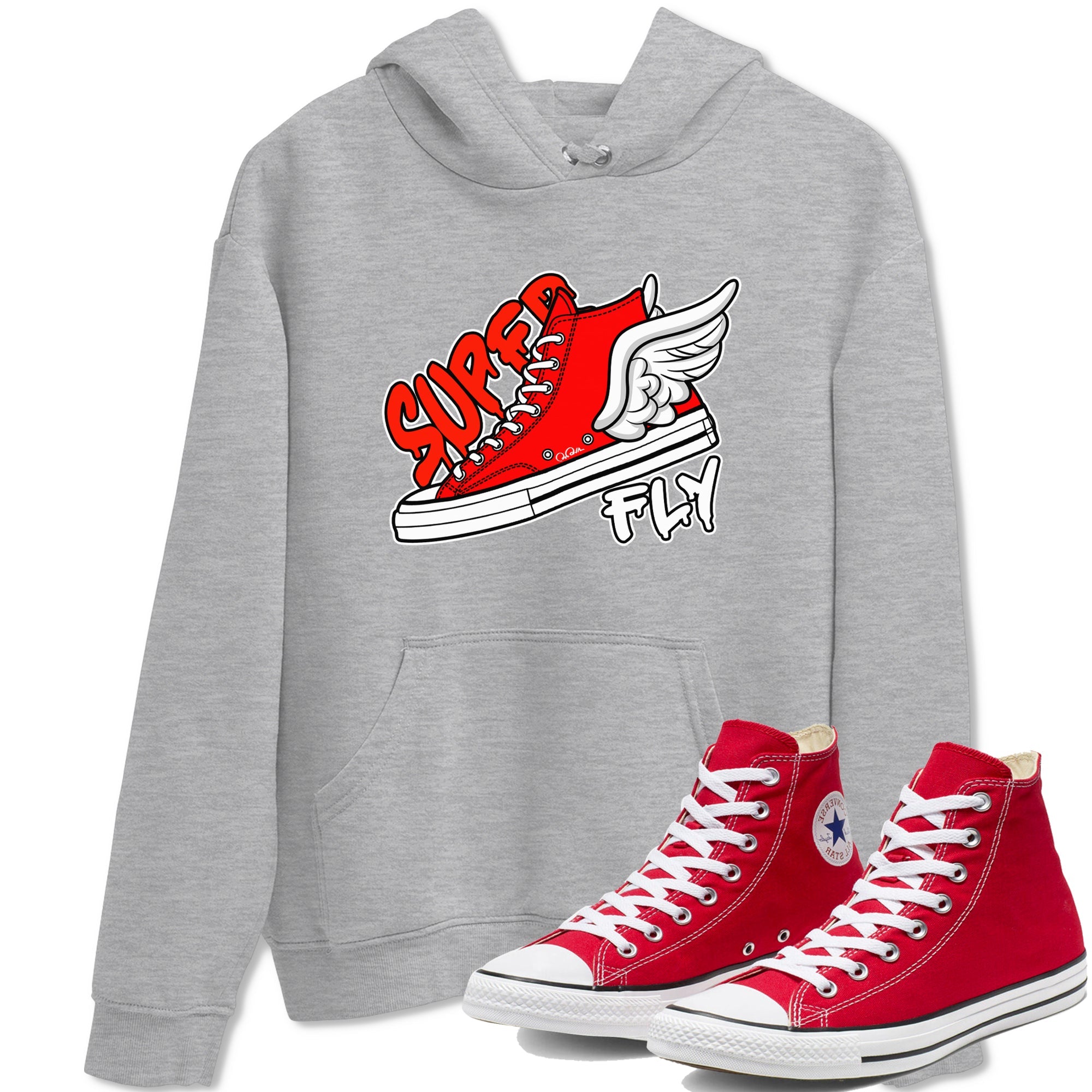 Converse High Top Red shirt to match sneakers Super Fly sneaker tees Shoes Match Converse High Top Red Drip Gear Zone Sneaker Tee Unisex Heather Grey 1 T-Shirt