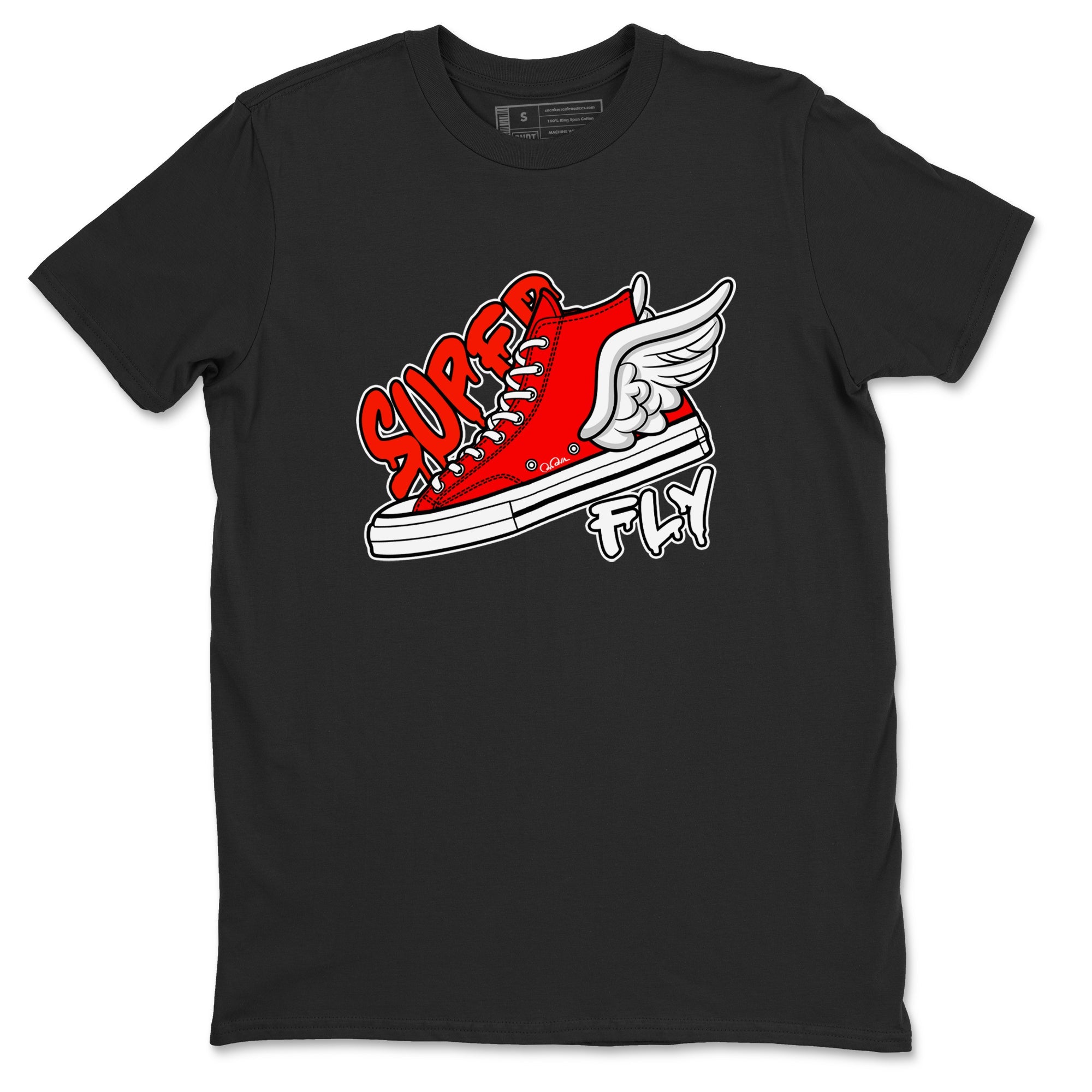 Converse High Top Red shirt to match sneakers Super Fly sneaker tees Shoes Match Converse High Top Red Drip Gear Zone Sneaker Tee Unisex Black 2 T-Shirt