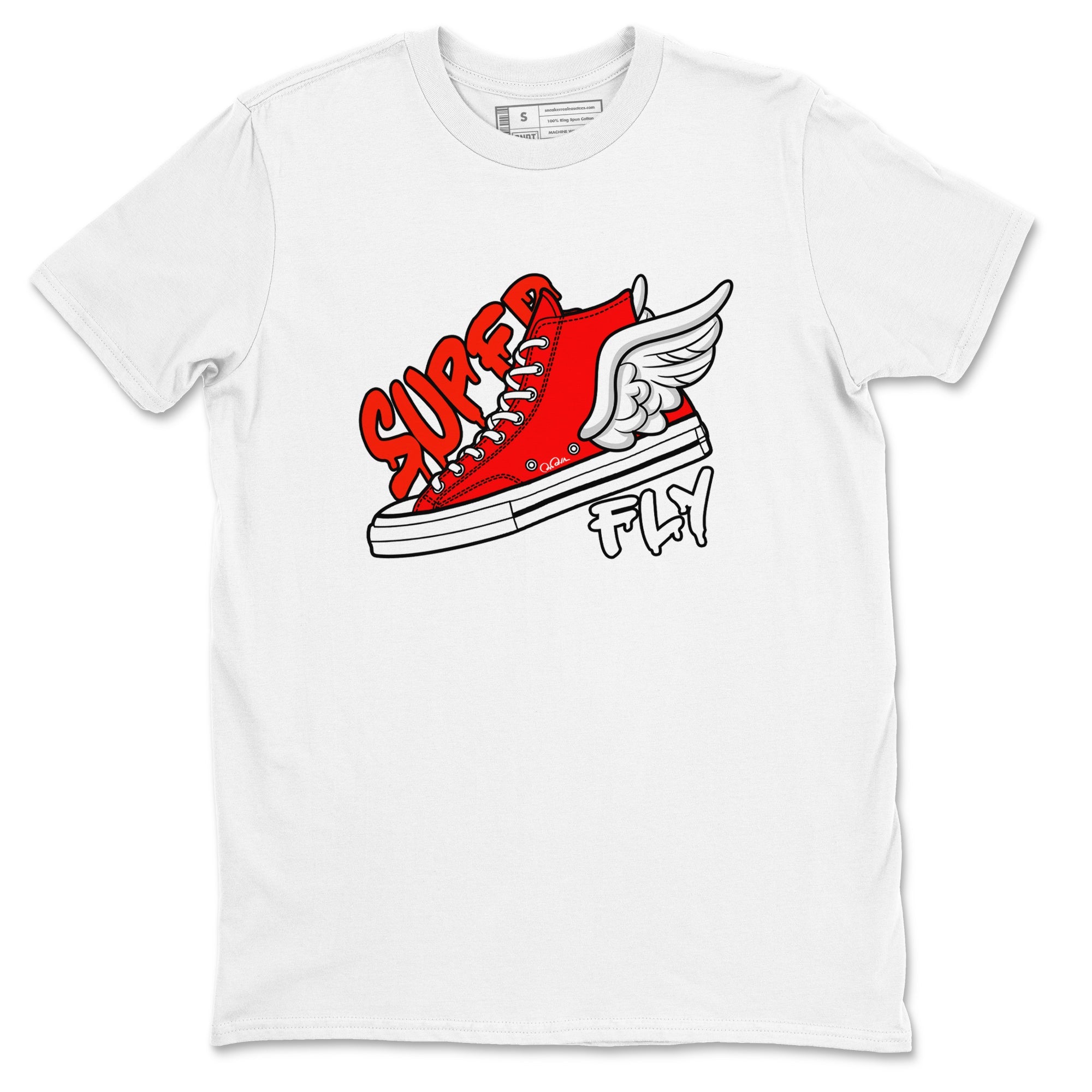 Converse High Top Red shirt to match sneakers Super Fly sneaker tees Shoes Match Converse High Top Red Drip Gear Zone Sneaker Tee Unisex White 2 T-Shirt
