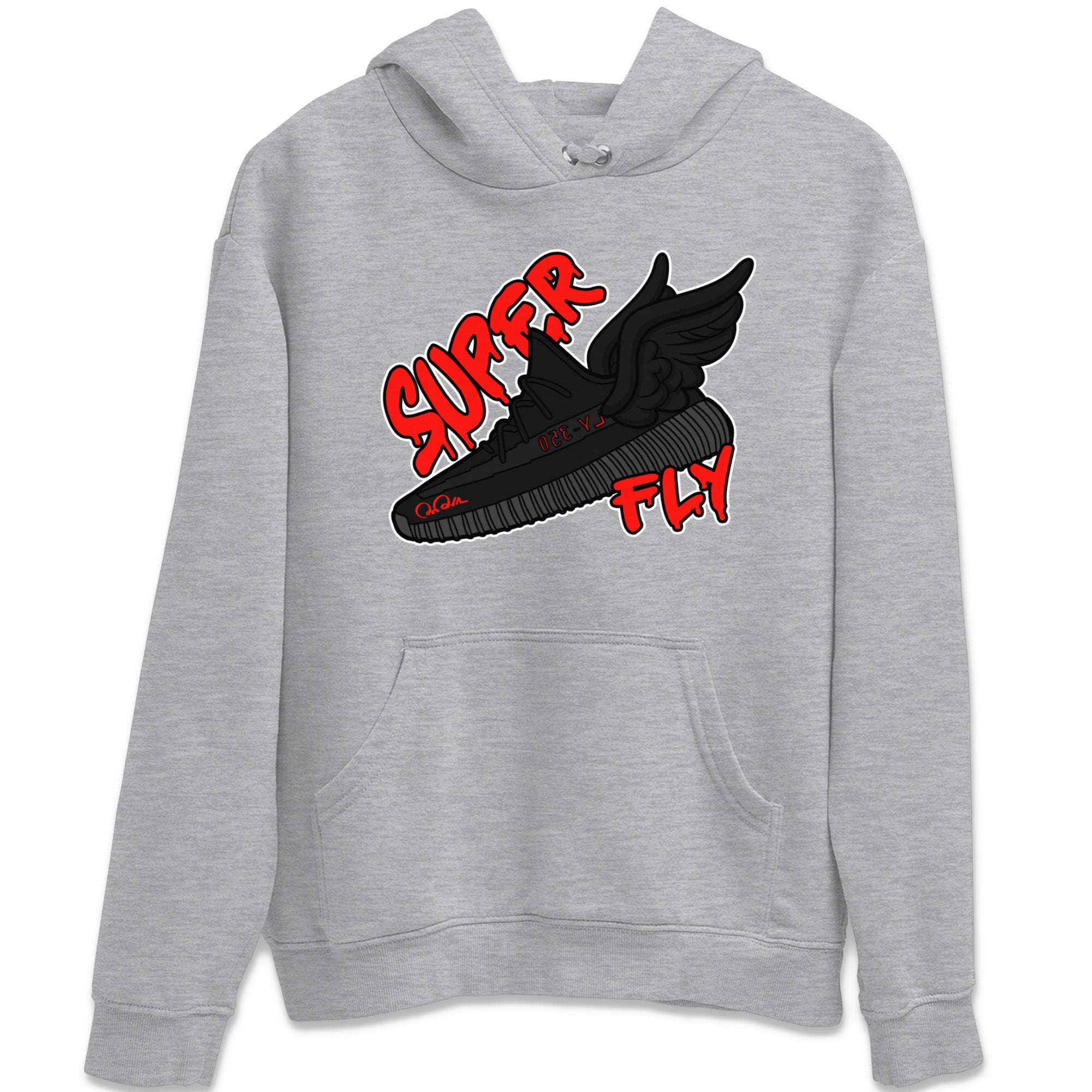 Yeezy 350 Bred shirt to match jordans Super Fly Streetwear Sneaker Shirt Adidas Yeezy Boost V2 350 Bred Drip Gear Zone Sneaker Matching Clothing Unisex Heather Grey 2 T-Shirt
