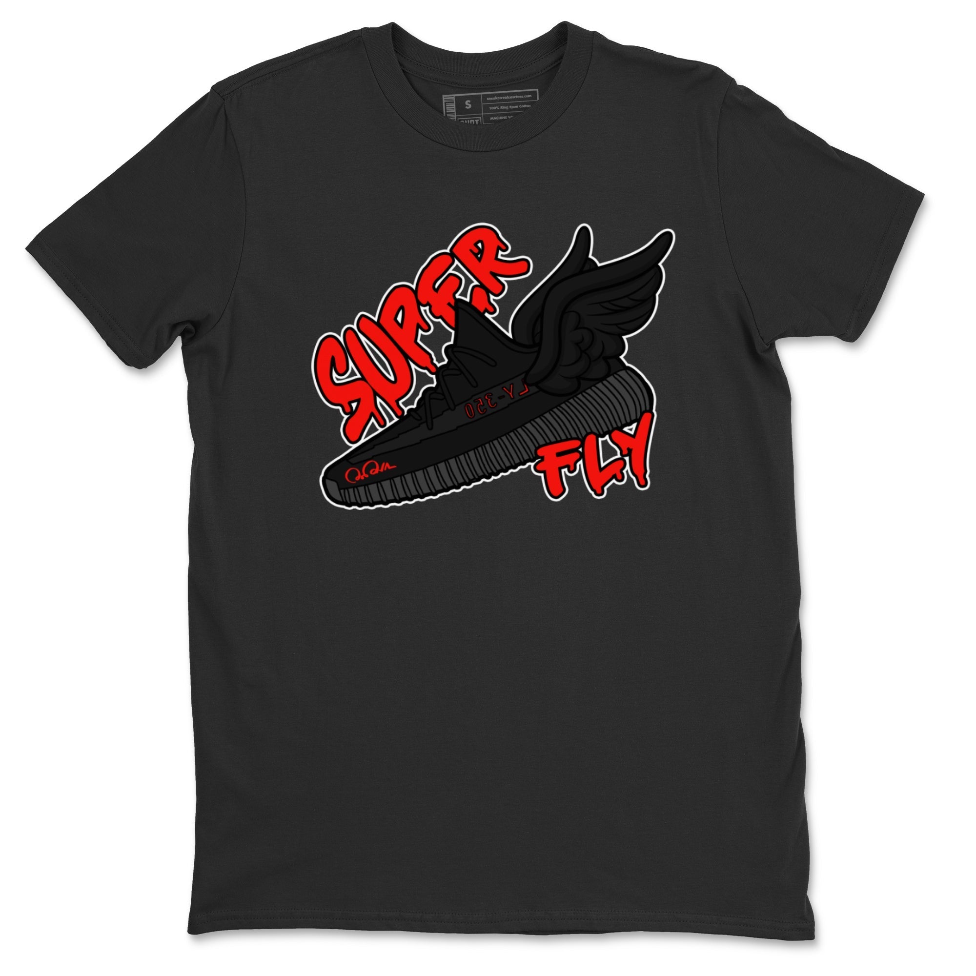 Yeezy 350 Bred shirt to match jordans Super Fly Streetwear Sneaker Shirt Adidas Yeezy Boost V2 350 Bred Drip Gear Zone Sneaker Matching Clothing Unisex Black 2 T-Shirt