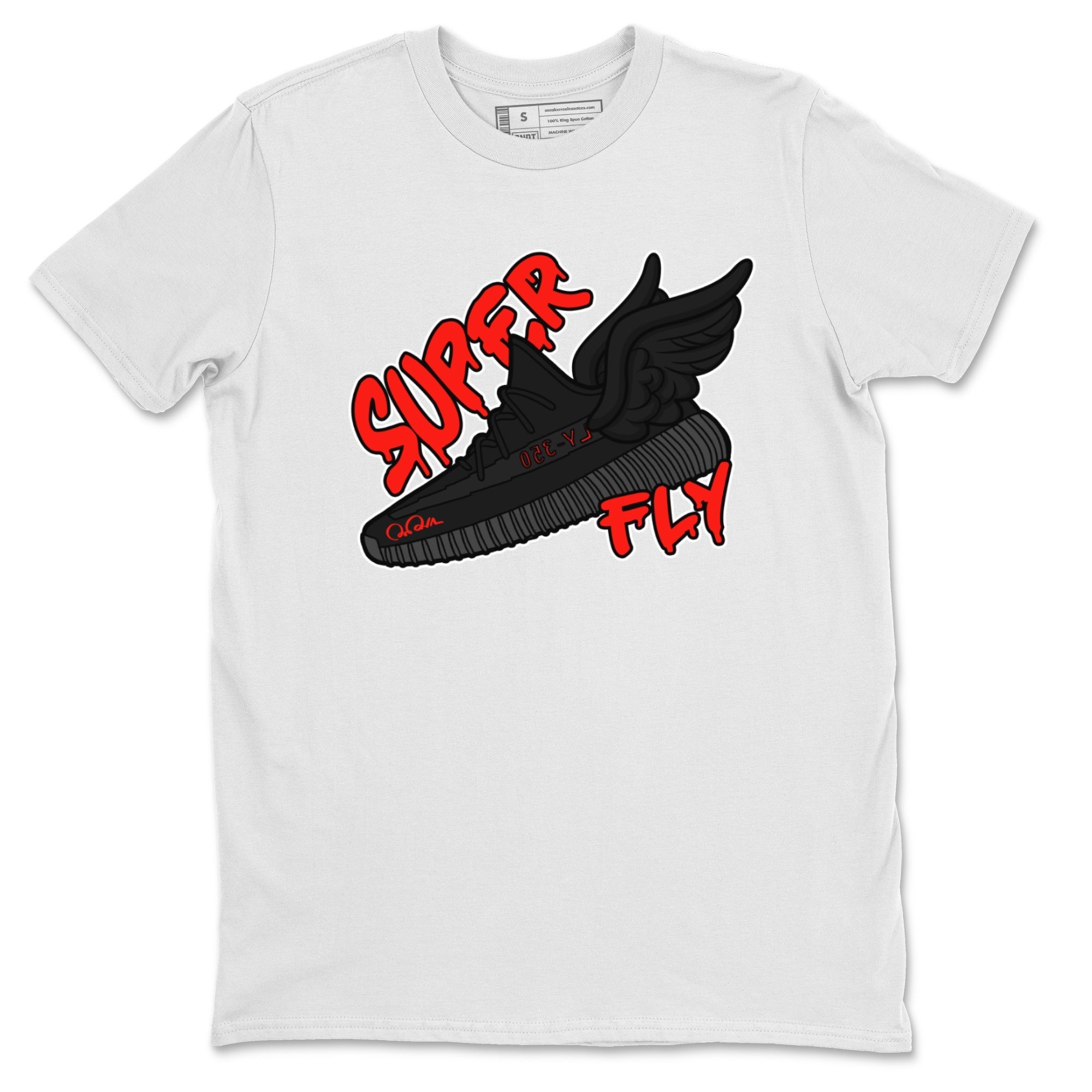 Yeezy 350 Bred shirt to match jordans Super Fly Streetwear Sneaker Shirt Adidas Yeezy Boost V2 350 Bred Drip Gear Zone Sneaker Matching Clothing Unisex White 2 T-Shirt