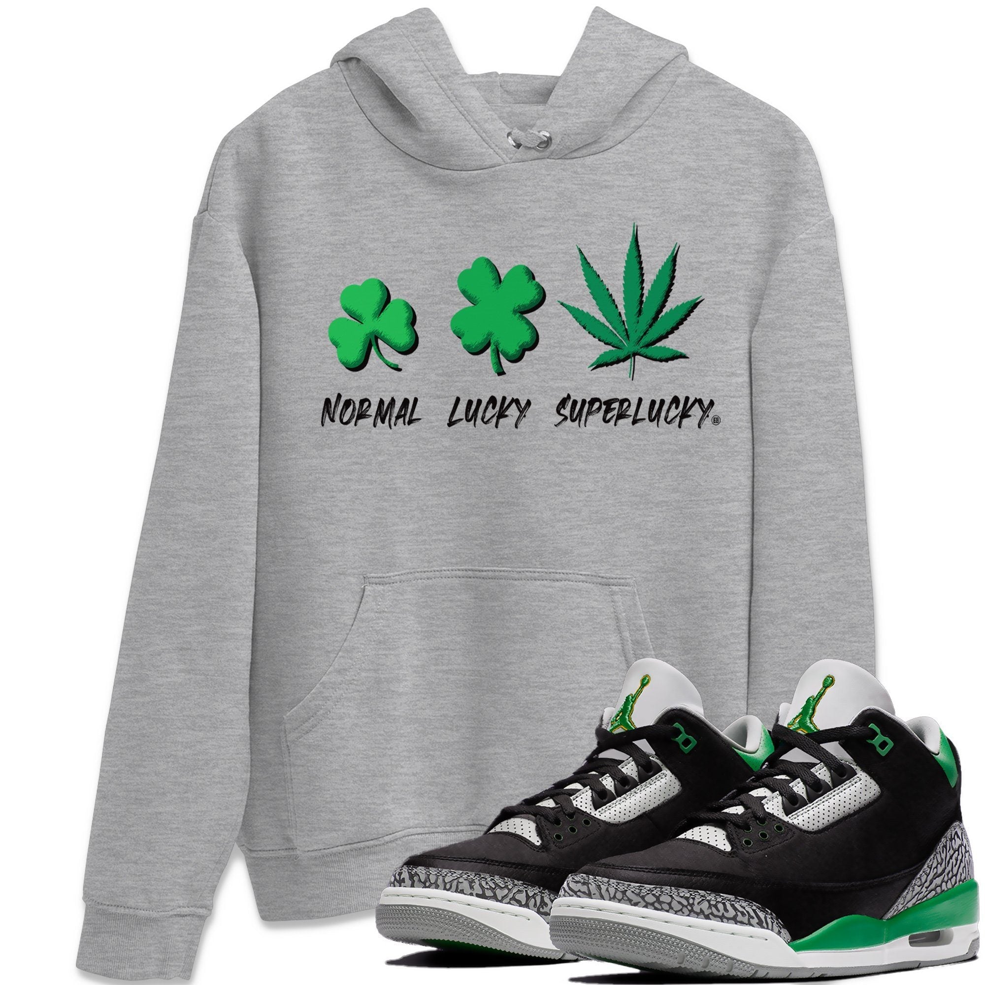 Jordan 3 Pine Green Shirt To Match Jordans Super Lucky Sneaker Tees Jordan 3 Pine Green Drip Gear Zone Sneaker Matching Clothing Unisex Shirts