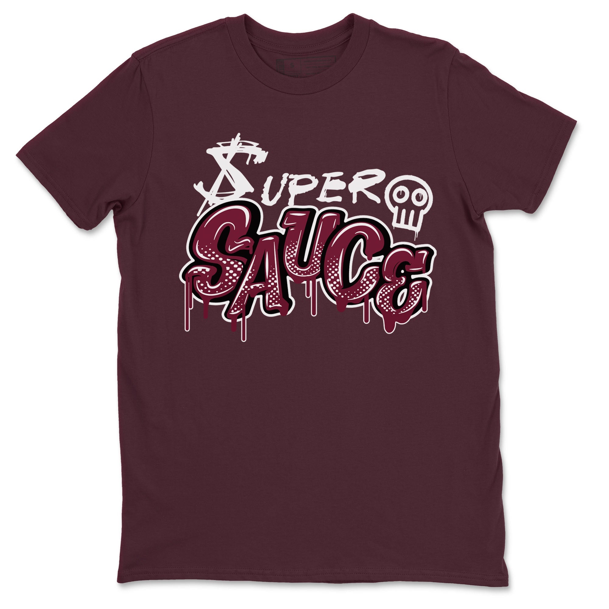 1s Metallic Burgundy shirt to match jordans Super Sauce sneaker tees Air Jordan 1 Metallic Burgundy Drip Gear Zone unisex cotton Maroon 2 crew neck shirt