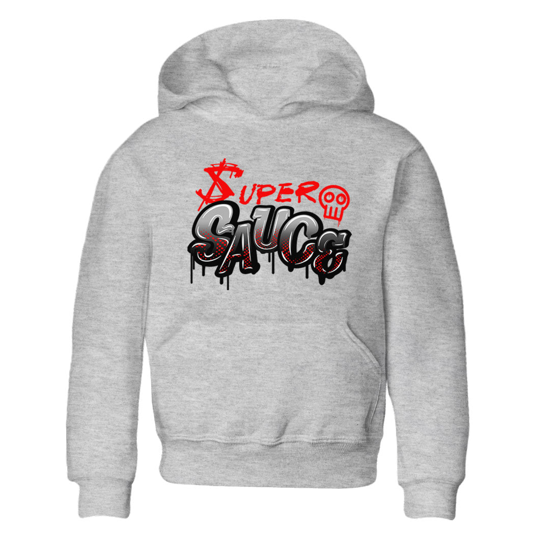 4s Bred Reimagined shirt to match jordans Super Sauce sneaker tees Air Jordan 4 Bred Reimagined Drip Gear Zone baby toddler Heather Grey 2 cotton Shirt