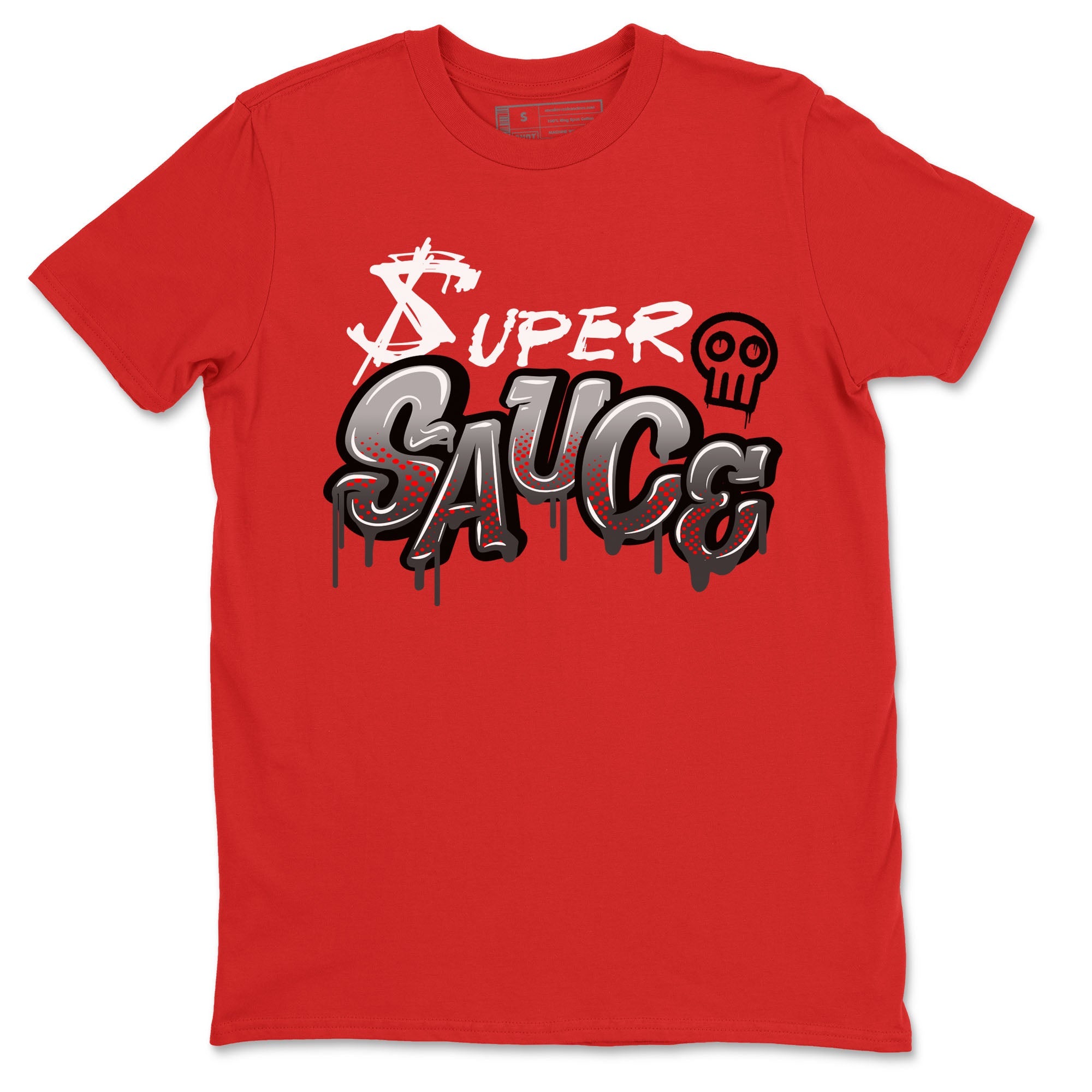 4s Bred Reimagined shirt to match jordans Super Sauce sneaker tees Air Jordan 4 Bred Reimagined Drip Gear Zone unisex cotton Red 2 crew neck shirt