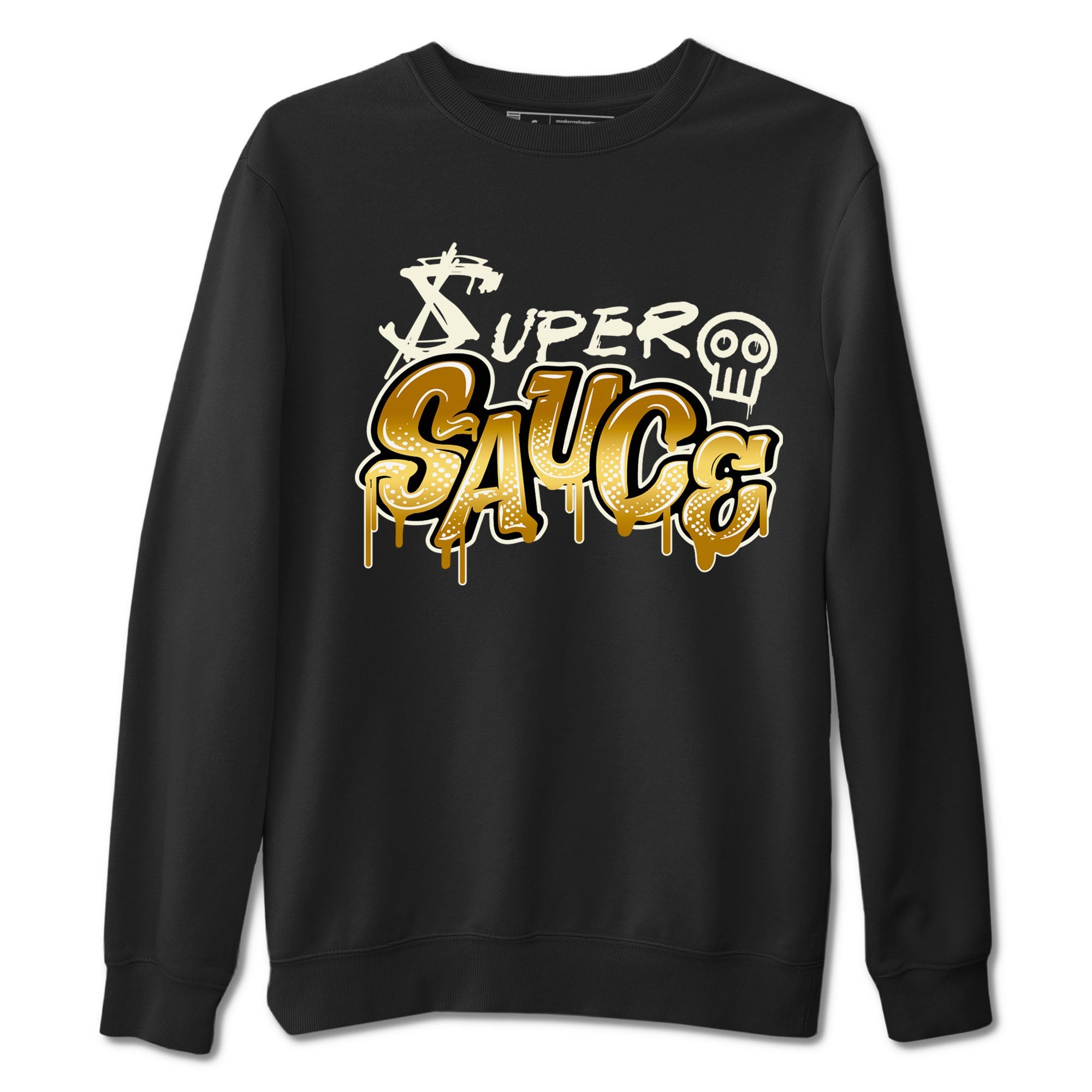 4s Sail shirt to match jordans Super Sauce sneaker tees Air Jordan 4 Sail Drip Gear Zone 4s Metallic Gold Sneaker Release Tees unisex cotton Black 2 crew neck shirt