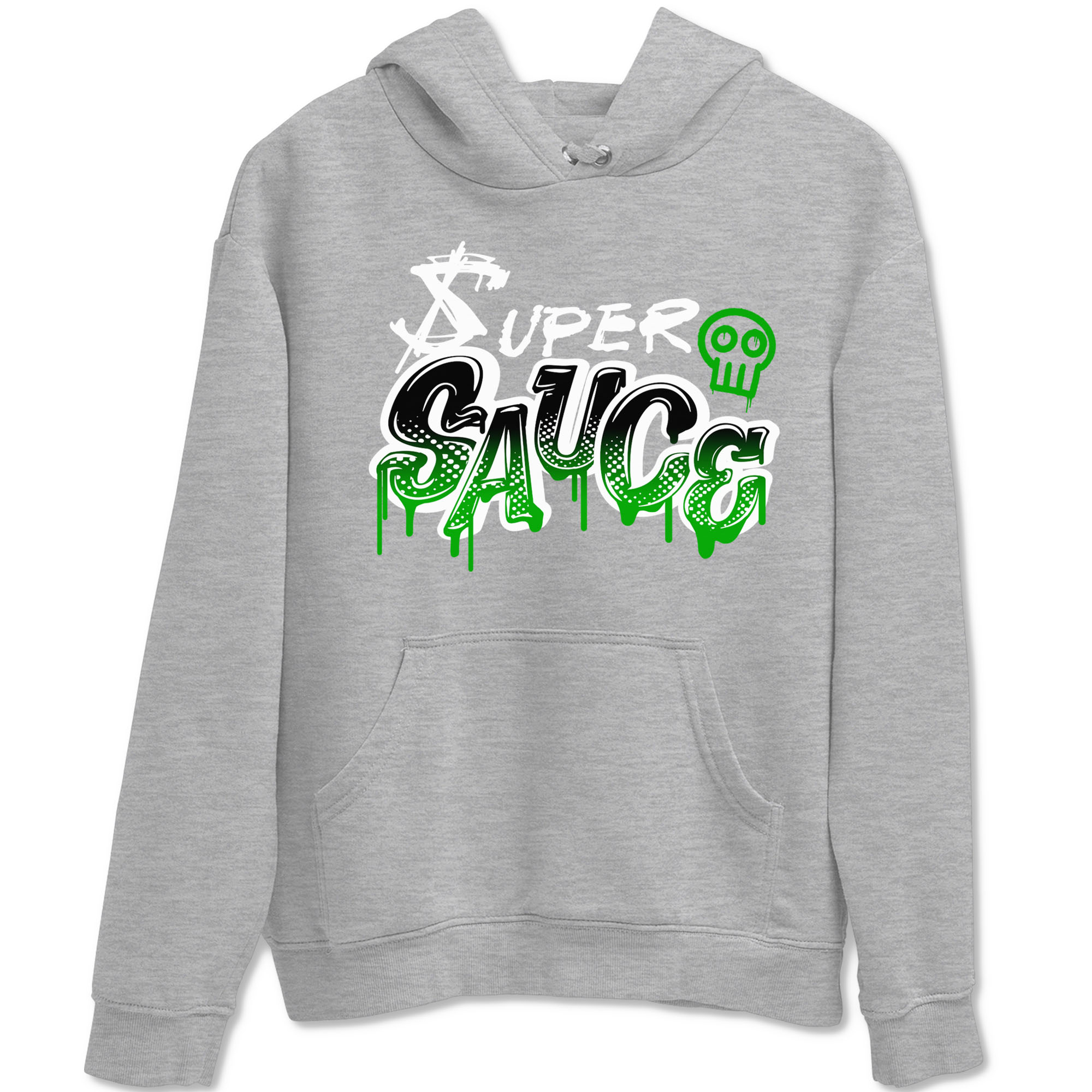 5s Lucky Green shirt to match jordans Super Sauce sneaker tees Air Jordan 5 Lucky Green Drip Gear Zone unisex cotton Heather Grey 2 crew neck shirt