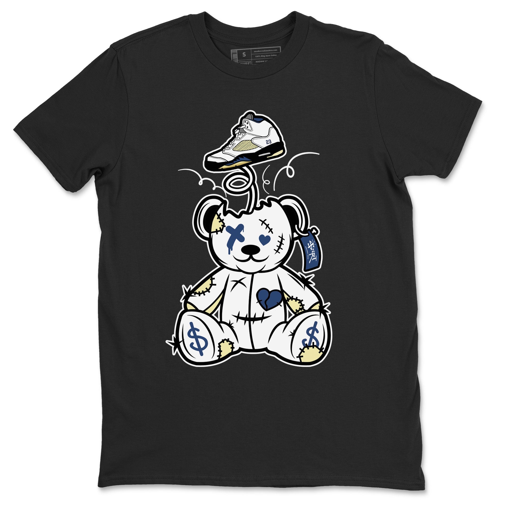 Air Jordan 5 A Ma Maniere x Dawn shirt to match jordans Surprise Teddy Bear sneaker tees Air Jordan 5 A Ma Maniere x Photon Dust Drip Gear Zone Streetwear Brand Sneaker Matching Shirt Unisex Black 2 T-Shirt