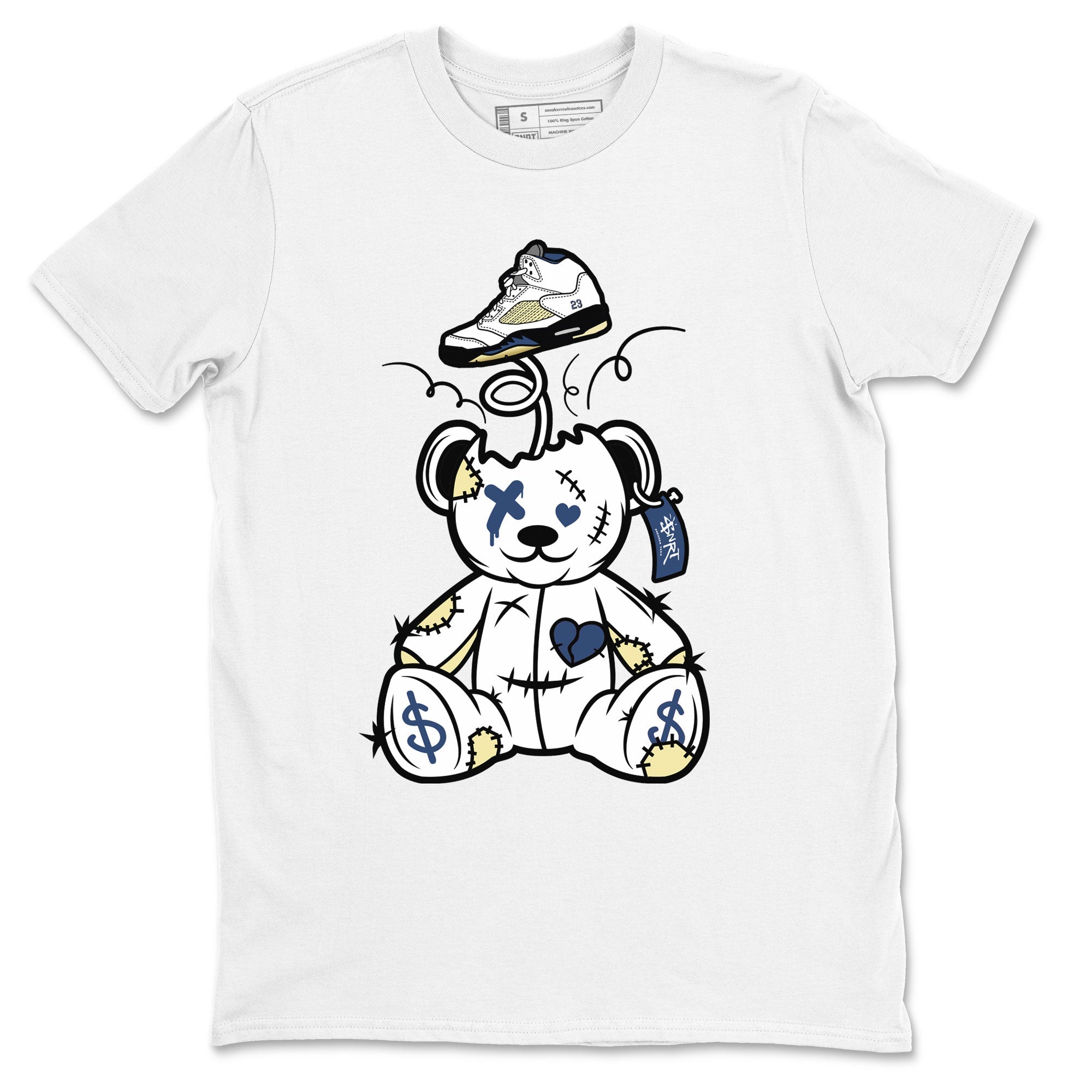 Air Jordan 5 A Ma Maniere x Dawn shirt to match jordans Surprise Teddy Bear sneaker tees Air Jordan 5 A Ma Maniere x Photon Dust Drip Gear Zone Streetwear Brand Sneaker Matching Shirt Unisex White 2 T-Shirt