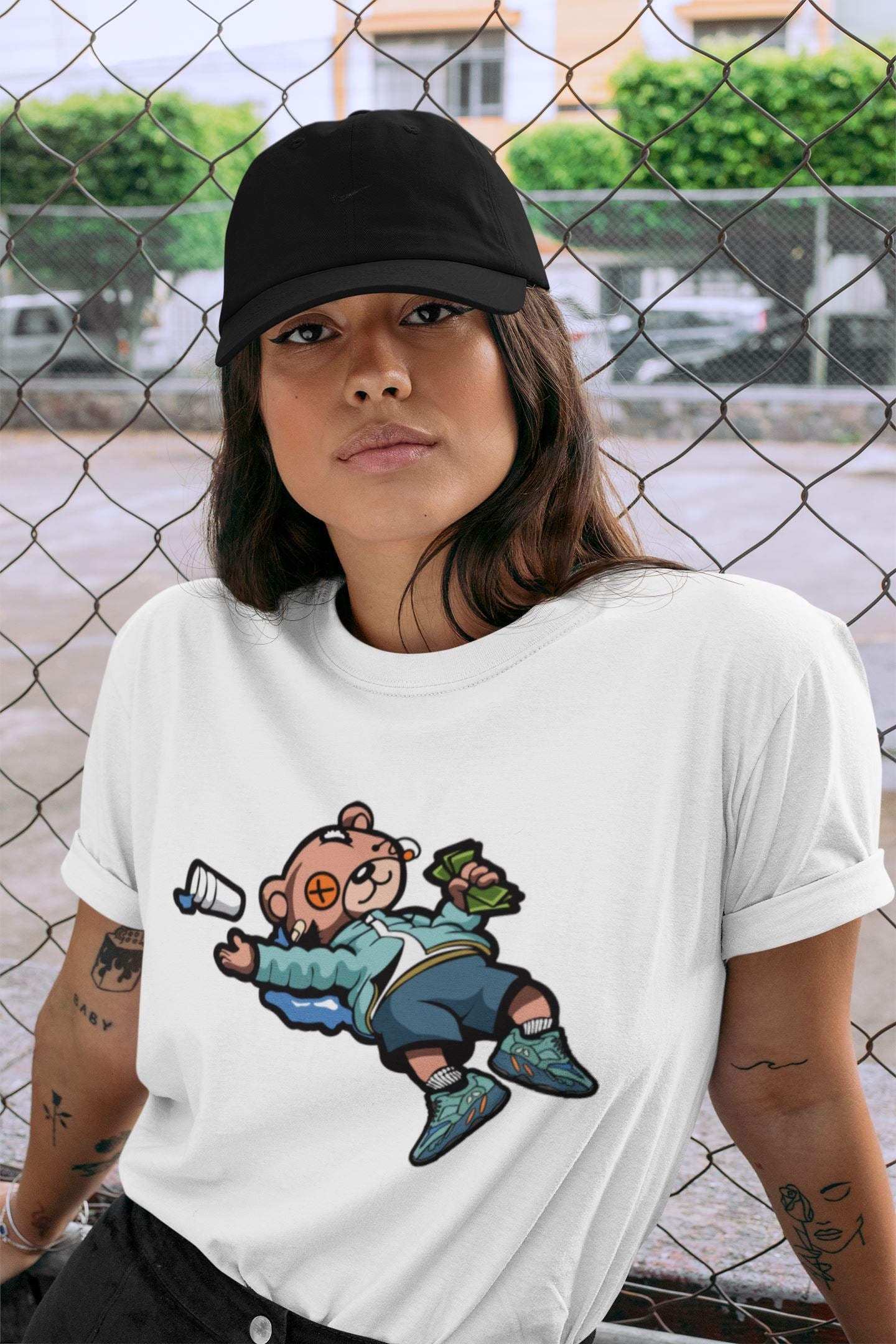 Yeezy 700 Faded Azure Shirt To Match Jordans Drunk Teddy Bear Sneaker Tees Yeezy 700 Faded Azure Drip Gear Zone Sneaker Matching Clothing Unisex Shirts