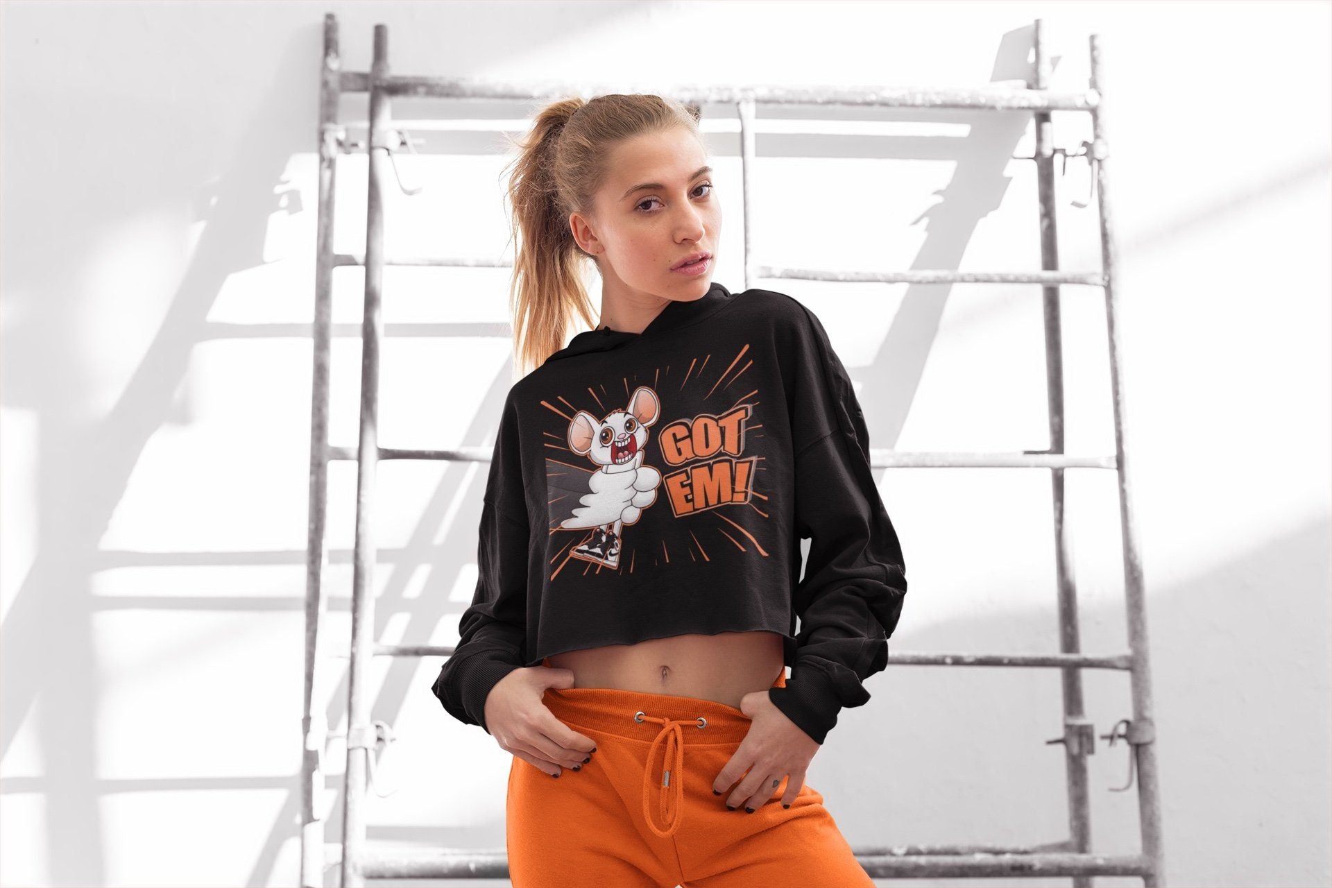 Jordan 1 Electro Orange Sneaker Matching T-Shirt T&J Got Em Sneaker Tees Jordan 1 Electro Orange Sneaker Release Tees Women's Shirts