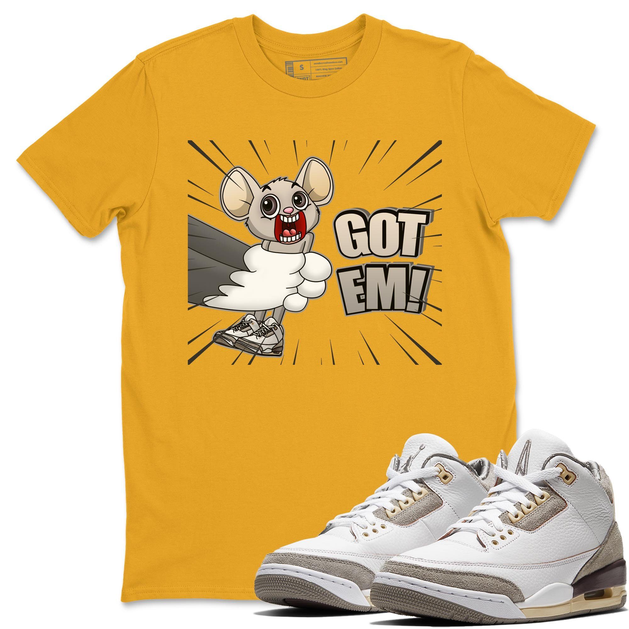 Jordan 3 A Ma Maniere Shirt To Match Jordans T&J Got Em Sneaker Tees Jordan 3 A Ma Maniere Drip Gear Zone Sneaker Matching Clothing Unisex Shirts