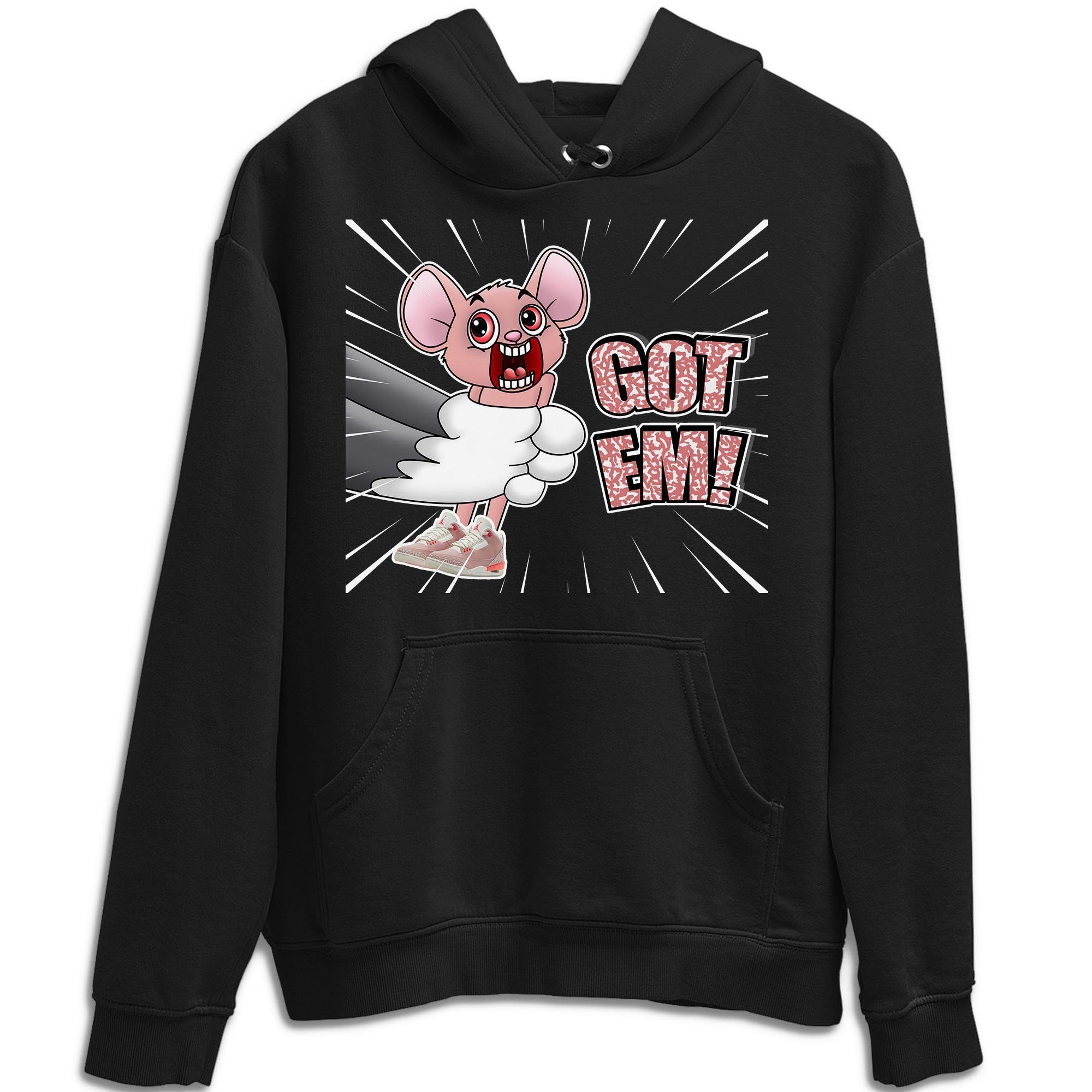 Jordan 3 Rust Pink Shirt To Match Jordans T&J Got Em Sneaker Tees Jordan 3 Rust Pink Drip Gear Zone Sneaker Matching Clothing Unisex Shirts