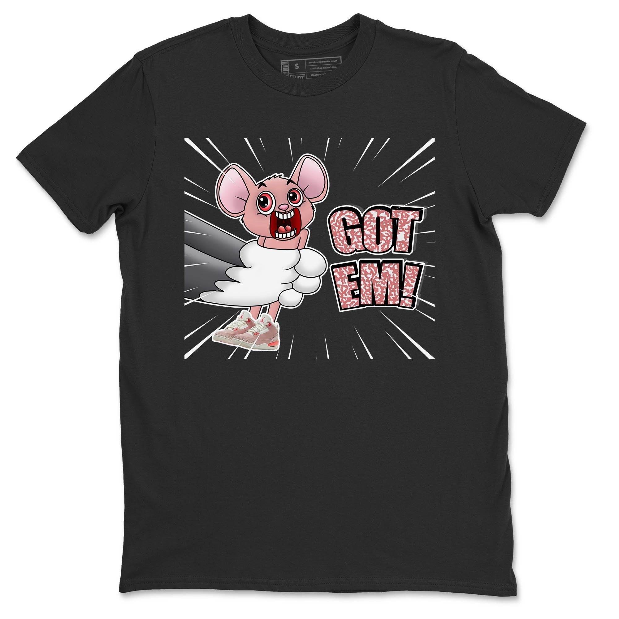 Jordan 3 Rust Pink Shirt To Match Jordans T&J Got Em Sneaker Tees Jordan 3 Rust Pink Drip Gear Zone Sneaker Matching Clothing Unisex Shirts