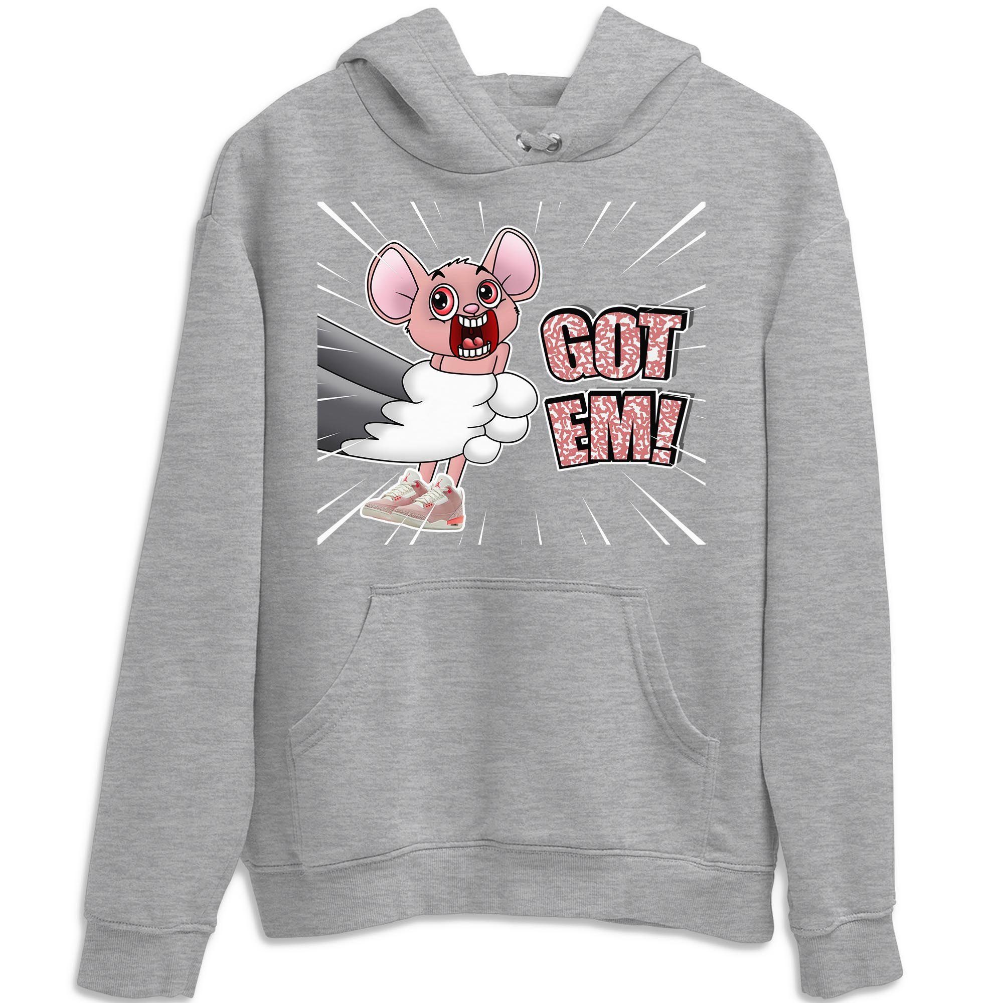 Jordan 3 Rust Pink Shirt To Match Jordans T&J Got Em Sneaker Tees Jordan 3 Rust Pink Drip Gear Zone Sneaker Matching Clothing Unisex Shirts