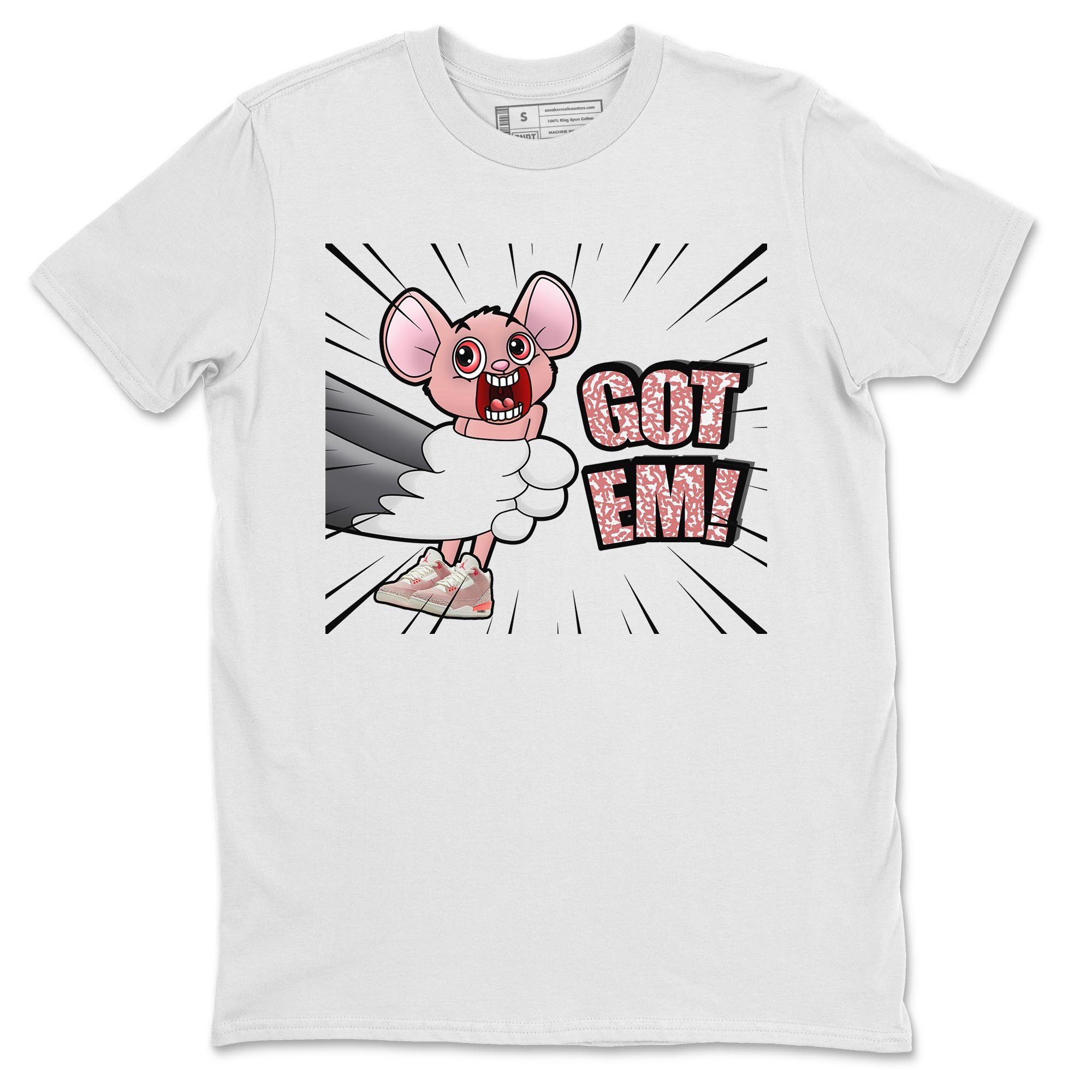 Jordan 3 Rust Pink Shirt To Match Jordans T&J Got Em Sneaker Tees Jordan 3 Rust Pink Drip Gear Zone Sneaker Matching Clothing Unisex Shirts